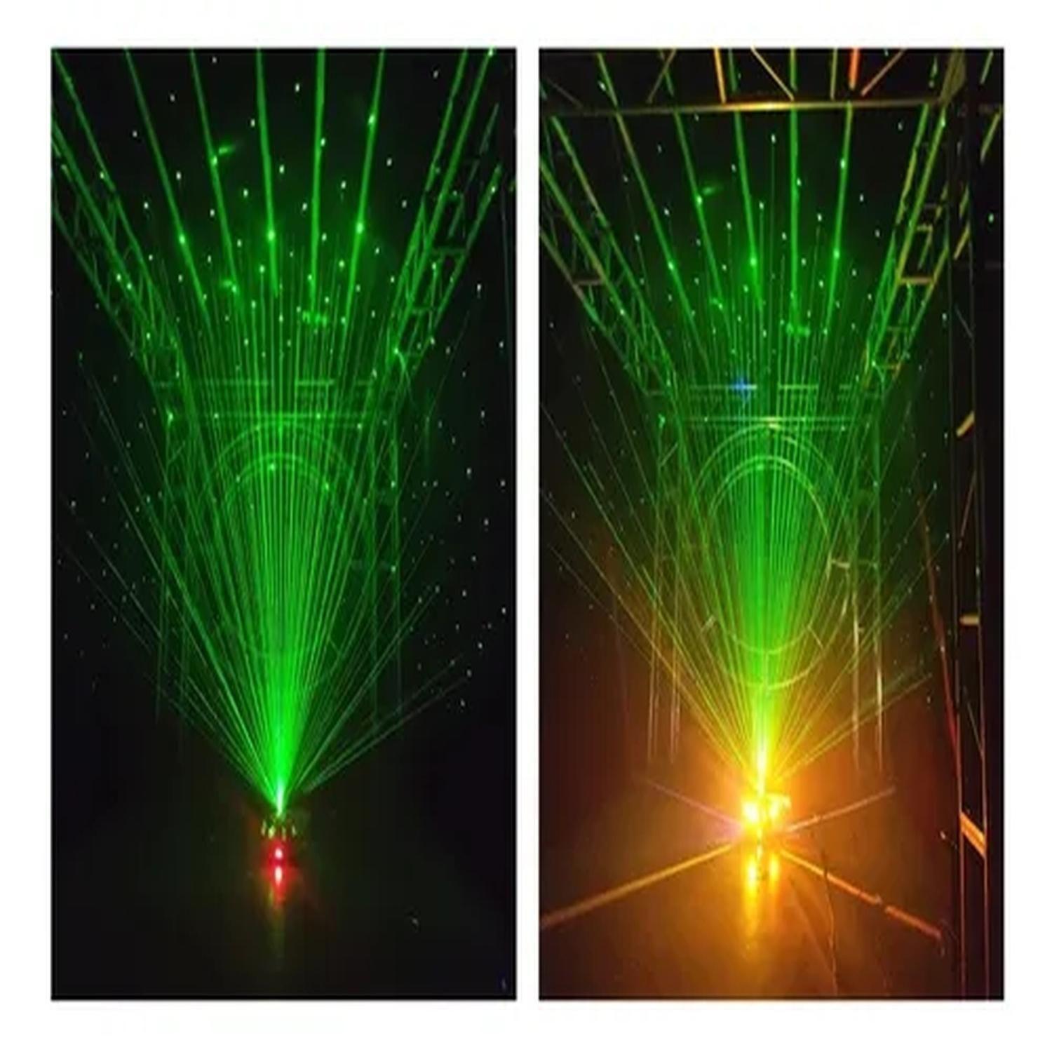 Laser Profesional UFO 16 LED RGB DMX LCD-6