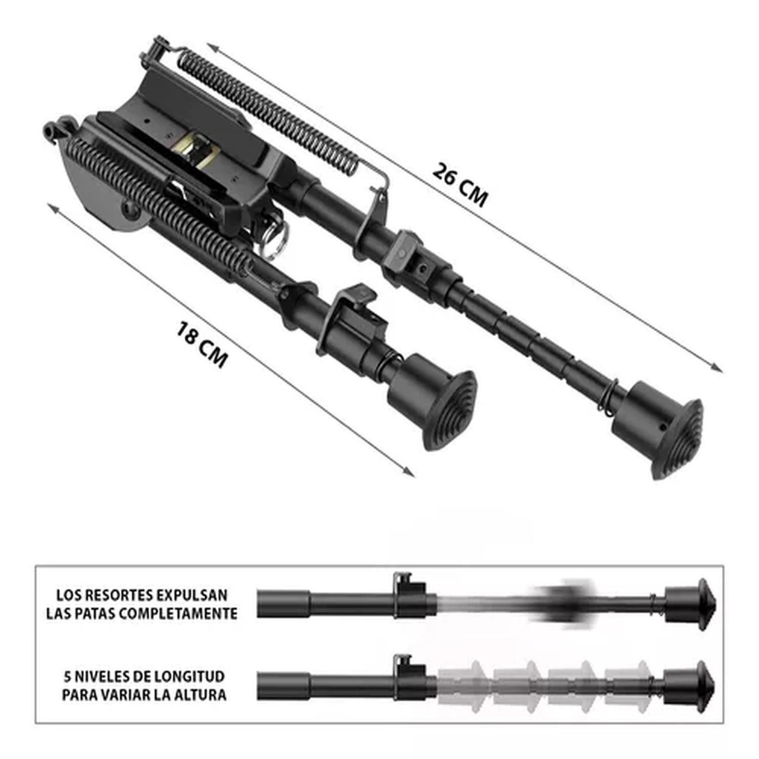 Bipode Rifle Airsoft Harris Pr900 P15-6