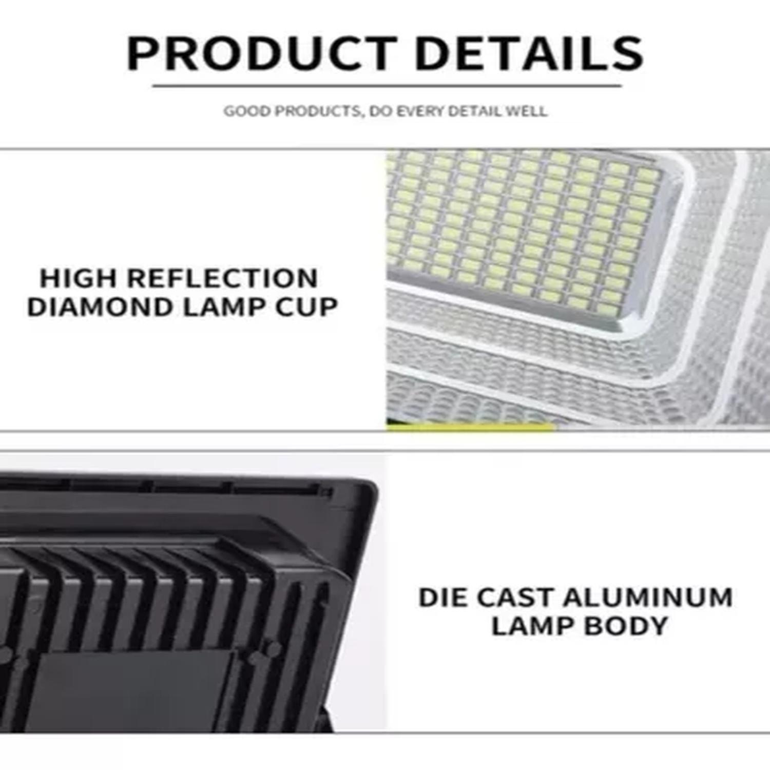 Foco Reflector Solar Interior Exterior 300w-4