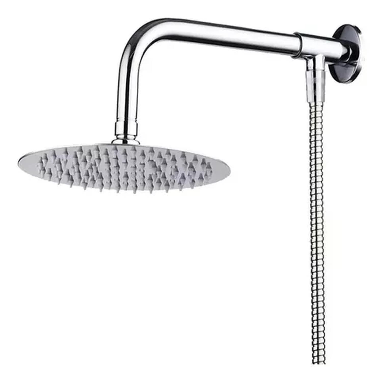 Brazo Ducha Plato Flexible Redondo 8-0