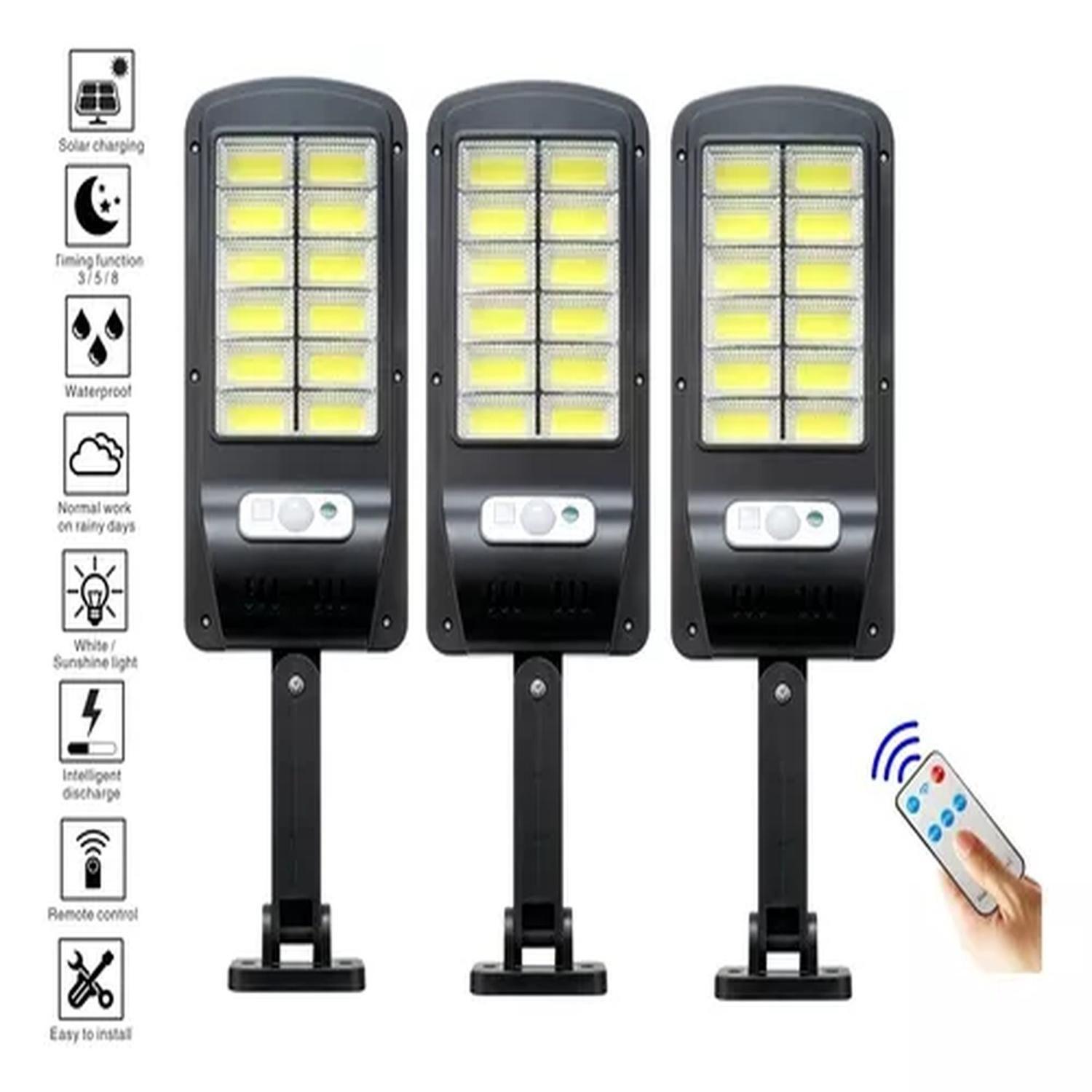 Focos Led Solares Potentes 400w Exterior x3-3