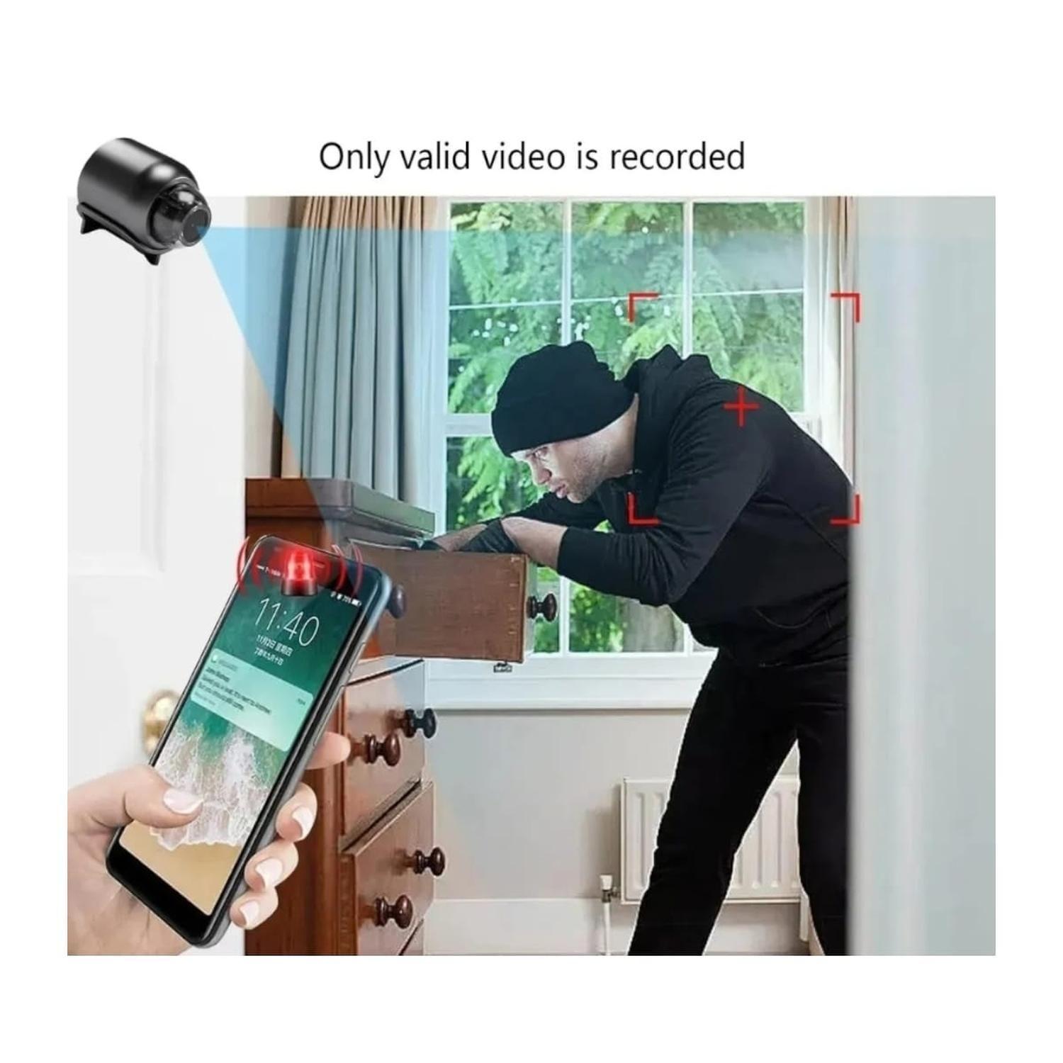 Cámara Vigilancia Espia WiFi HD 1080P USB-3