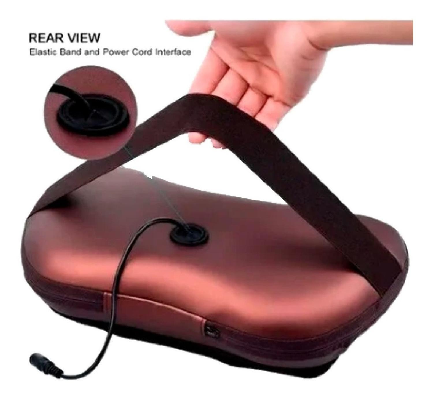 Masajeador Eléctrico Almohada Cojín Lumbar Cuello Piernas-2