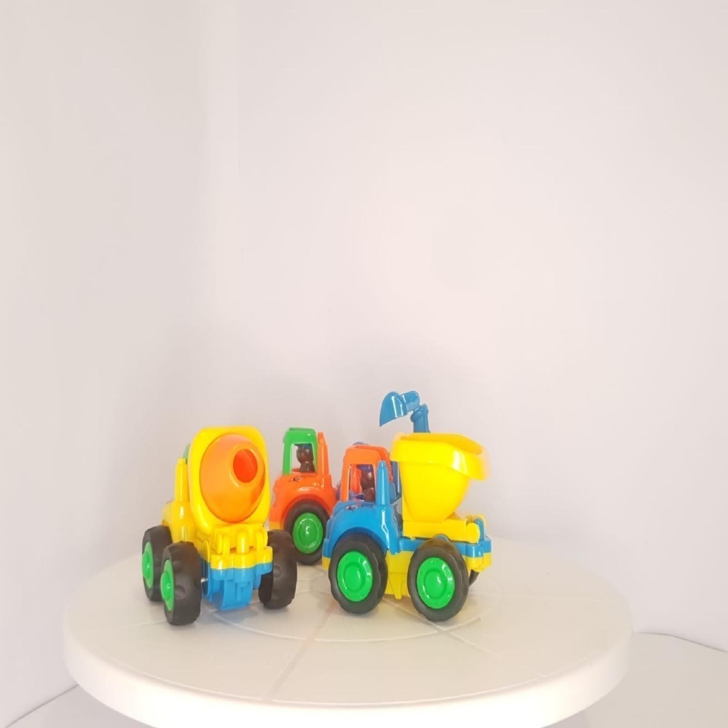 Camiones De Juguete Construccion Set 3 Unidades-2