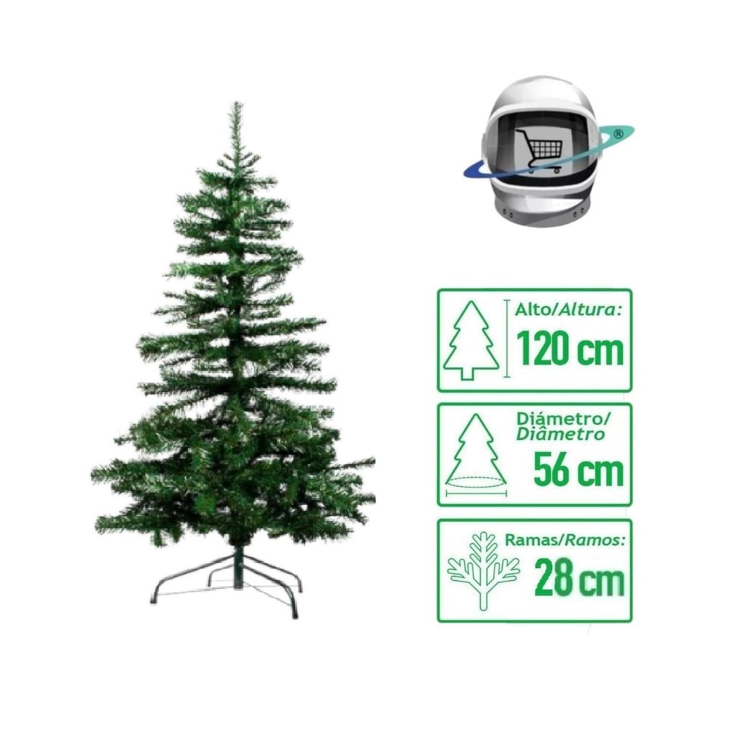 Arbol de Navidad 120cm Ramas Tradicional-0