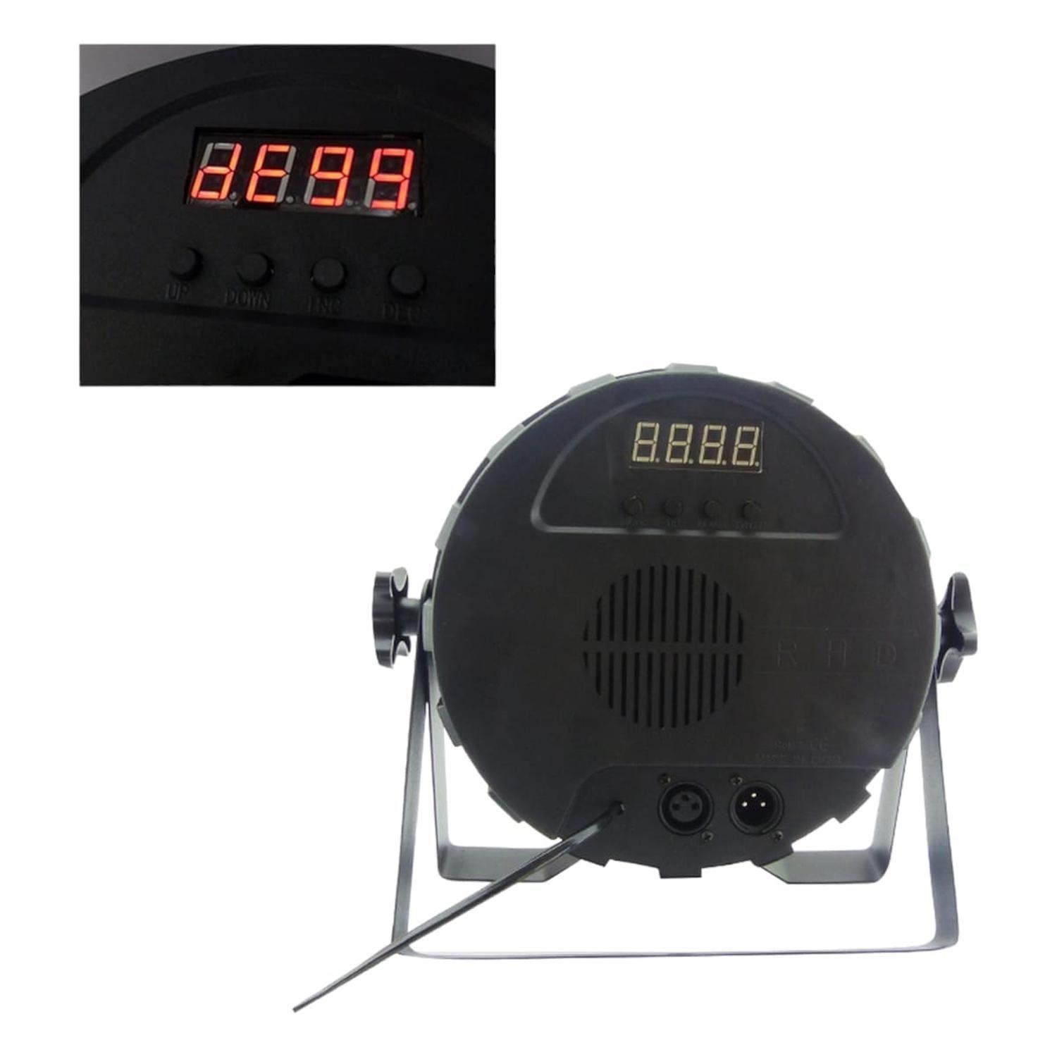 Luz Disco 60 LED, RGB, 120W, DMX. LCD, Profesional-3
