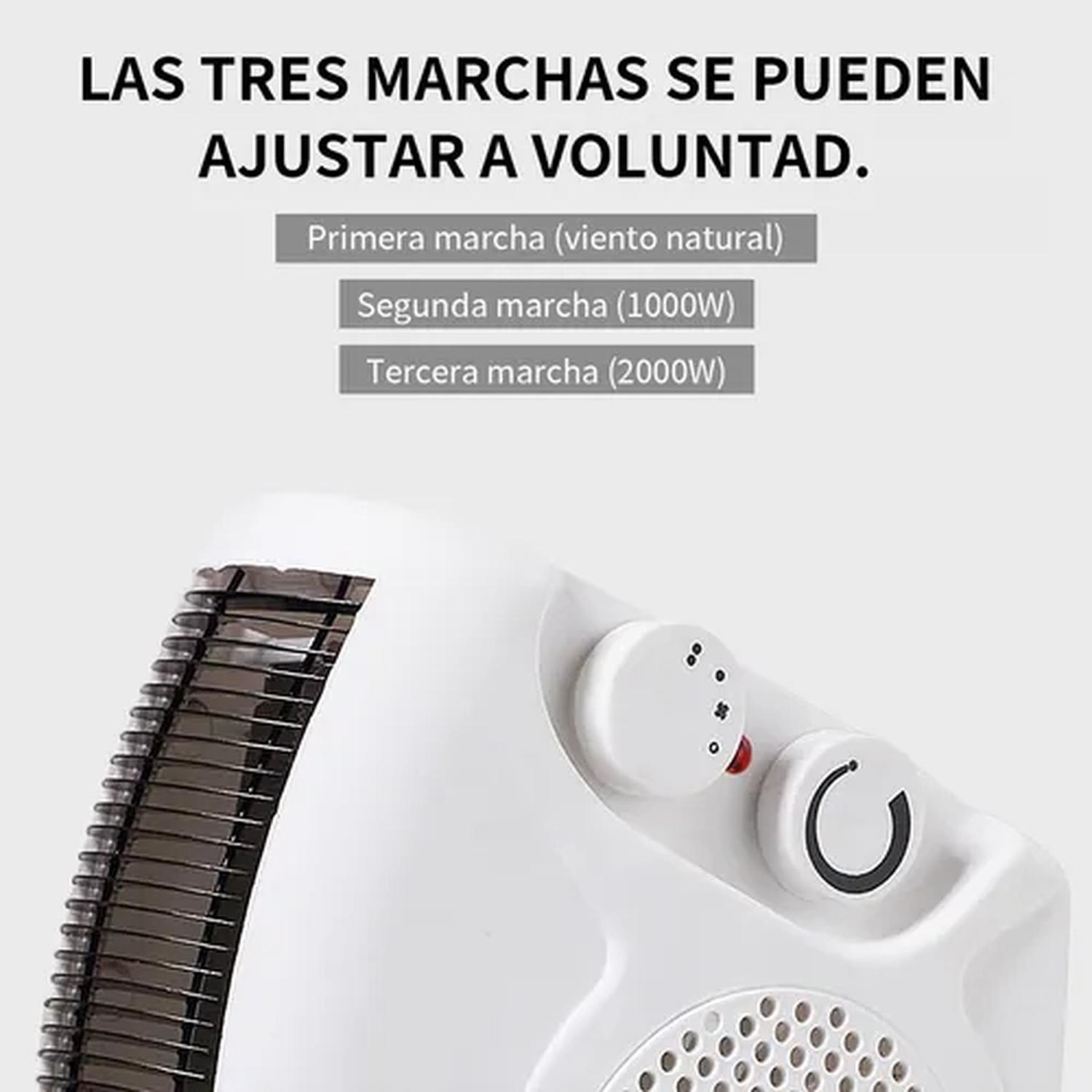 Calefactor Electrico Portatil 2000w Frío Calor-5
