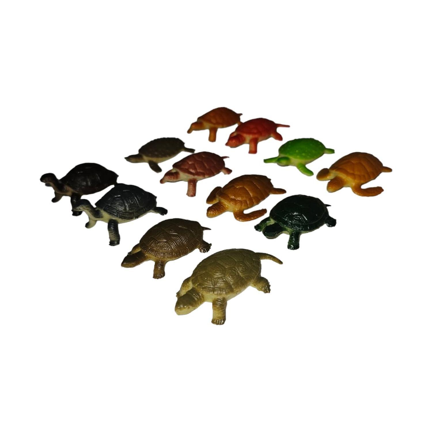 Juguetes De Animales Tortugas 12 Figuras S-2