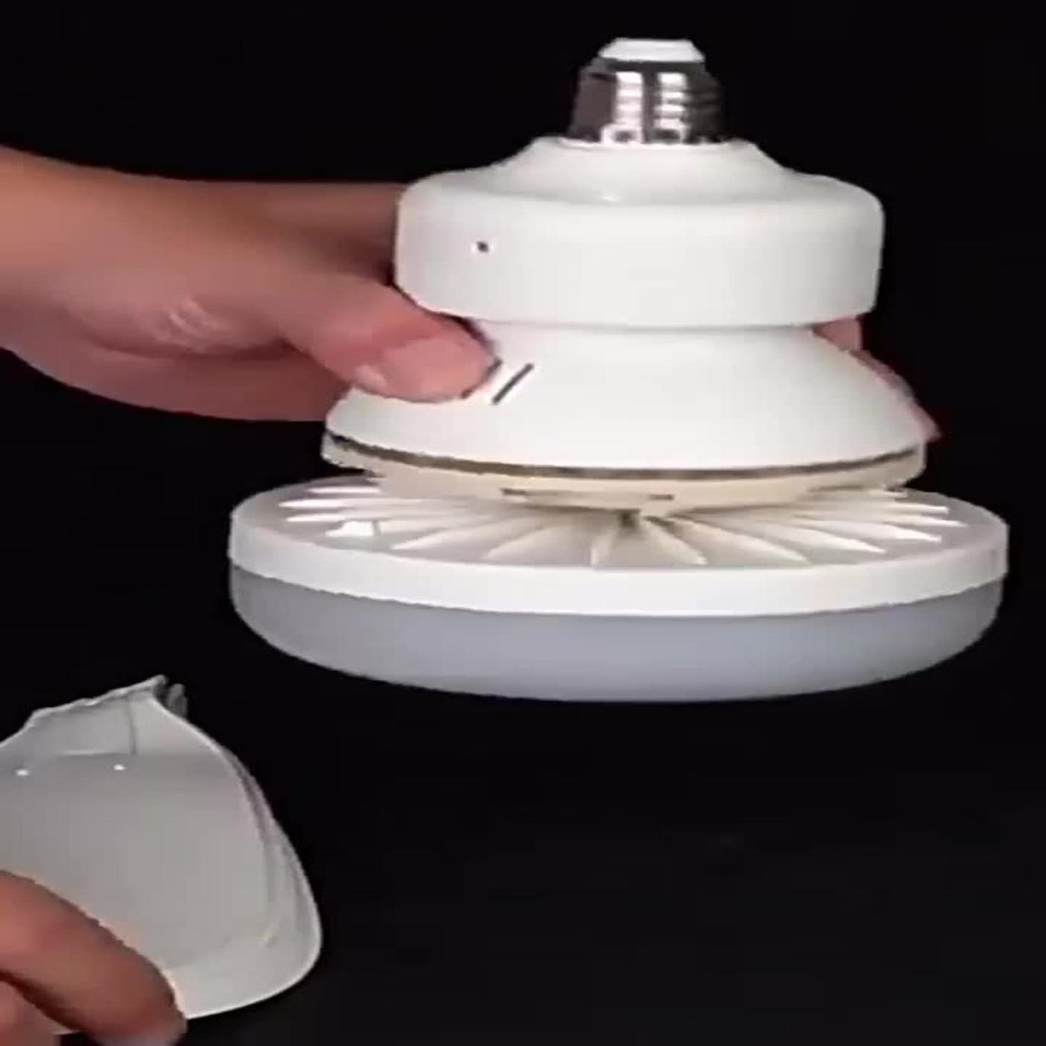 Luz De Ventilador De Techo Tricolor Con Mando A Distancia-4