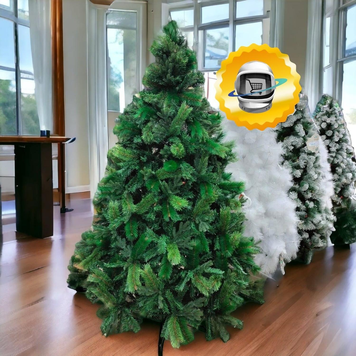 Arbol de Navidad 270cm Triple Ramas Hojas Frondoso-3