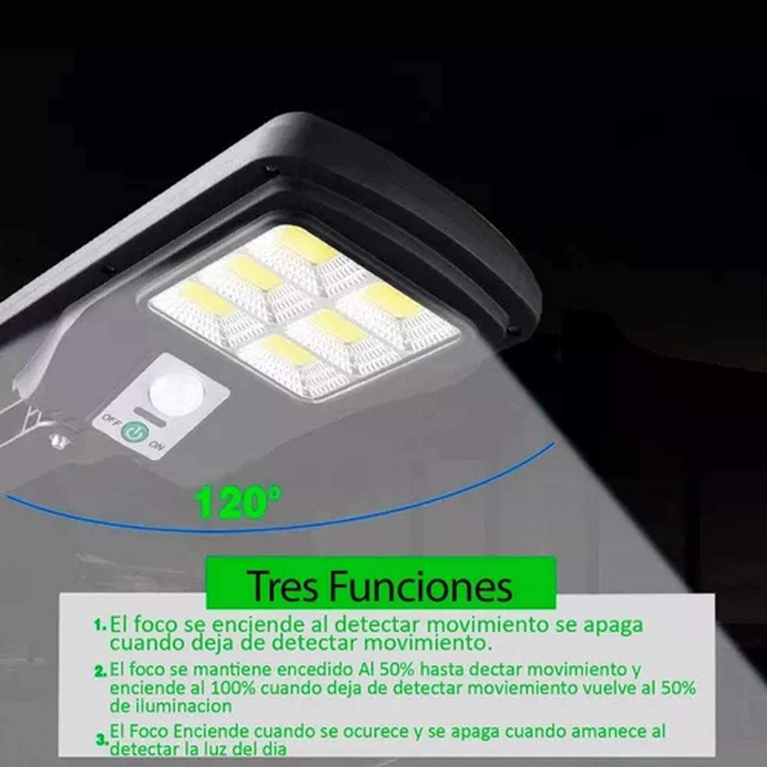 Focos Solares Led Exterior Sensor De Movimiento x4-4