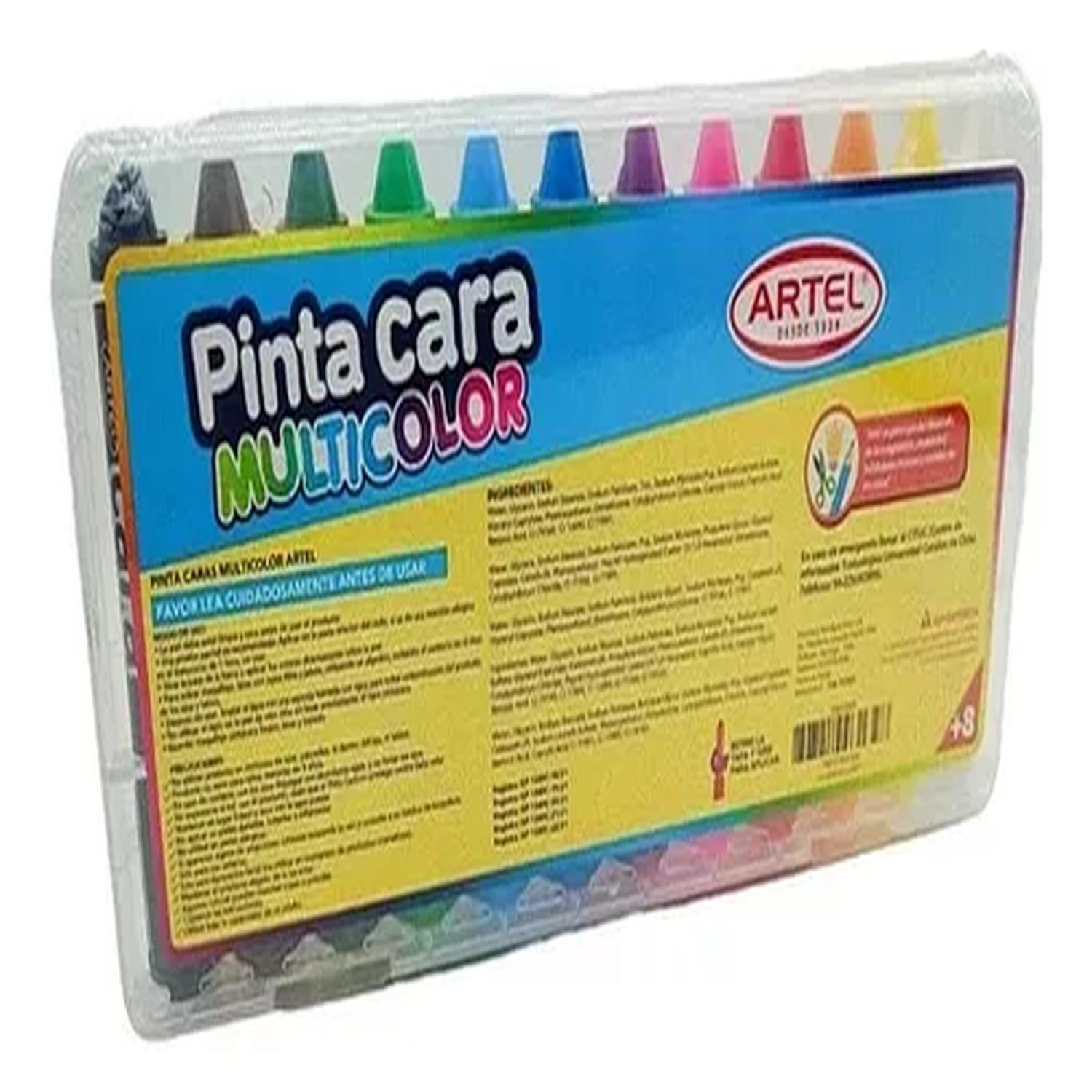 Pintacara Multicolor Artel 12 Colores-1