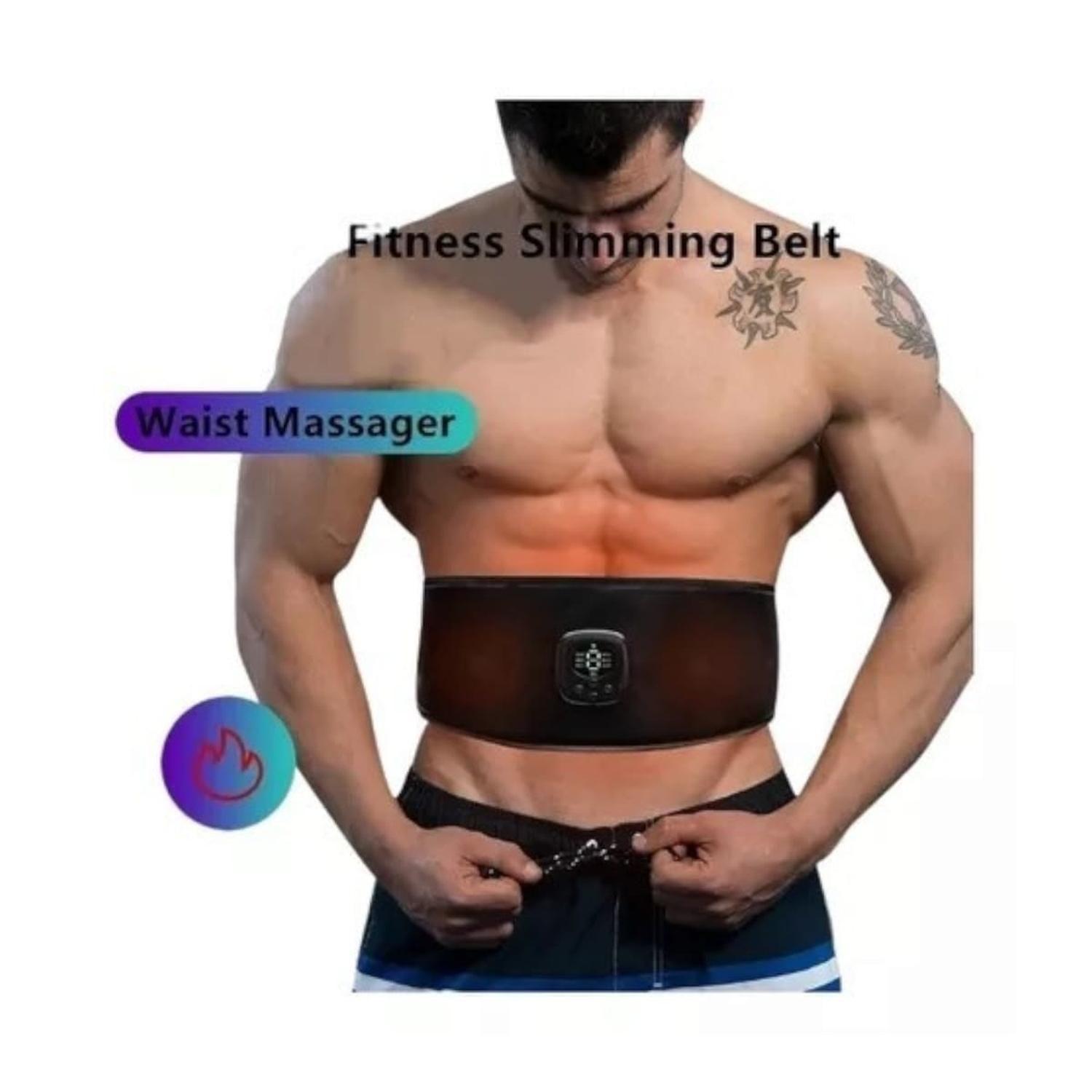 Electroestimulador Muscular Profesional Cinturon Abdominal Ejercicios-3