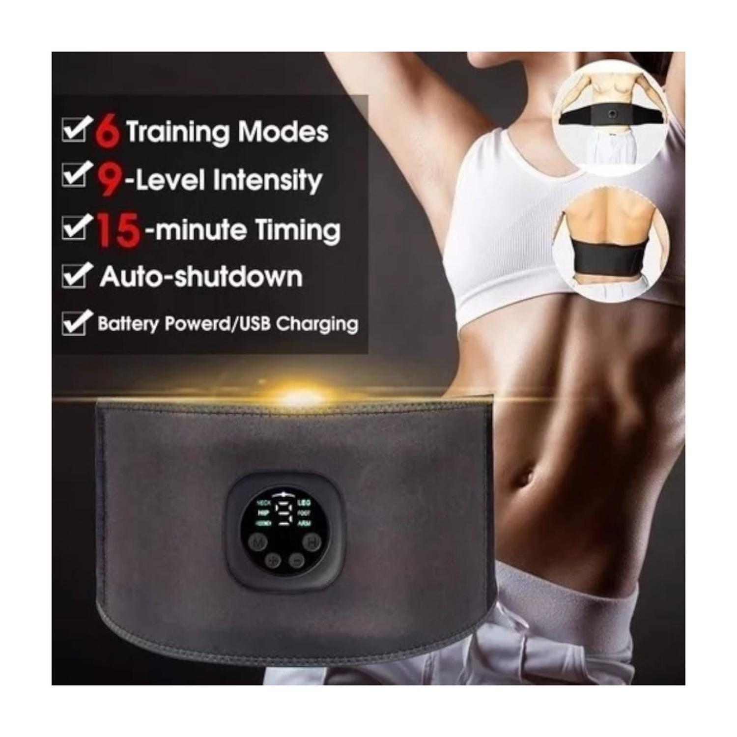 Electroestimulador Muscular Profesional Cinturon Abdominal Ejercicios-5