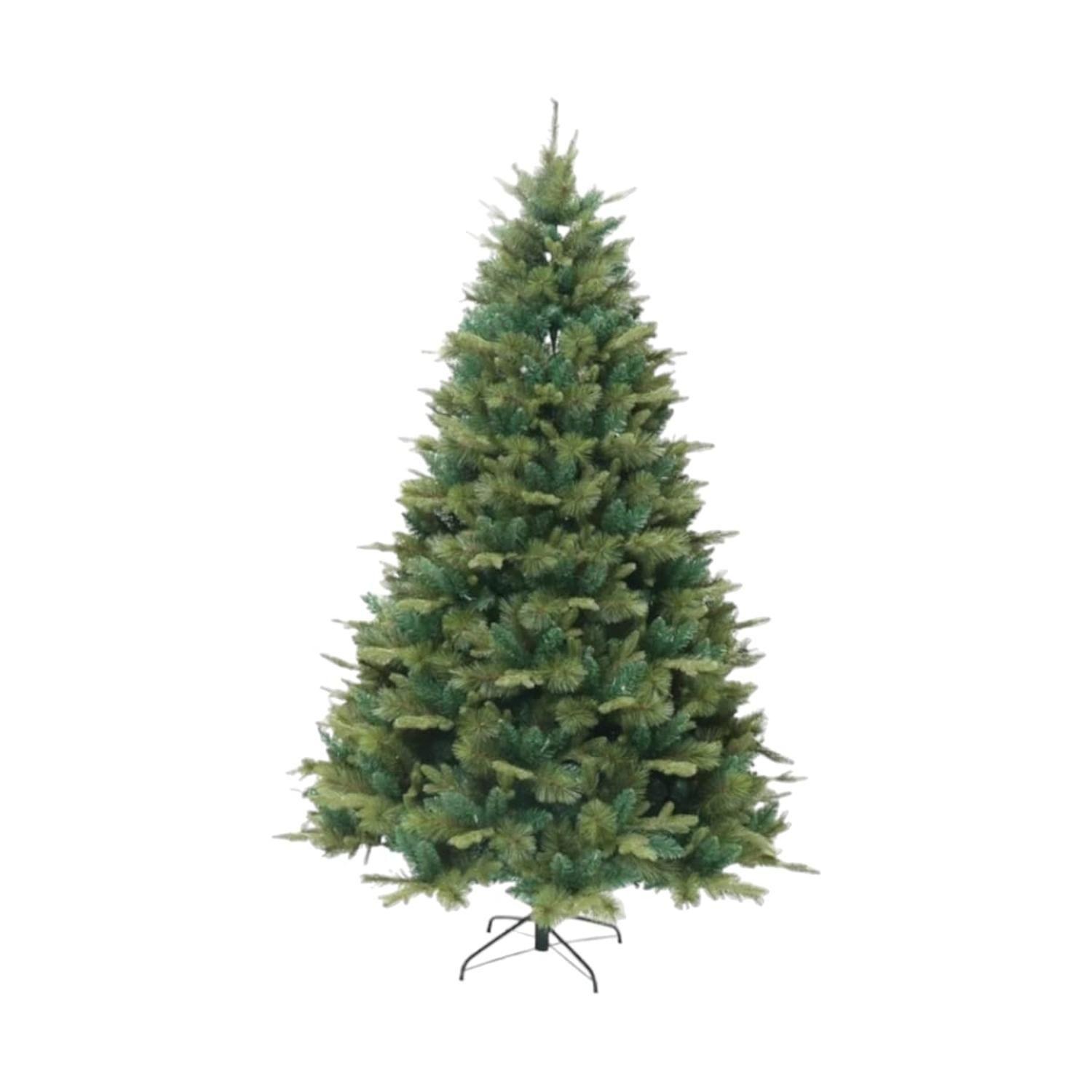 Arbol de Navidad 210cm Triple Ramas Hojas Frondoso-1