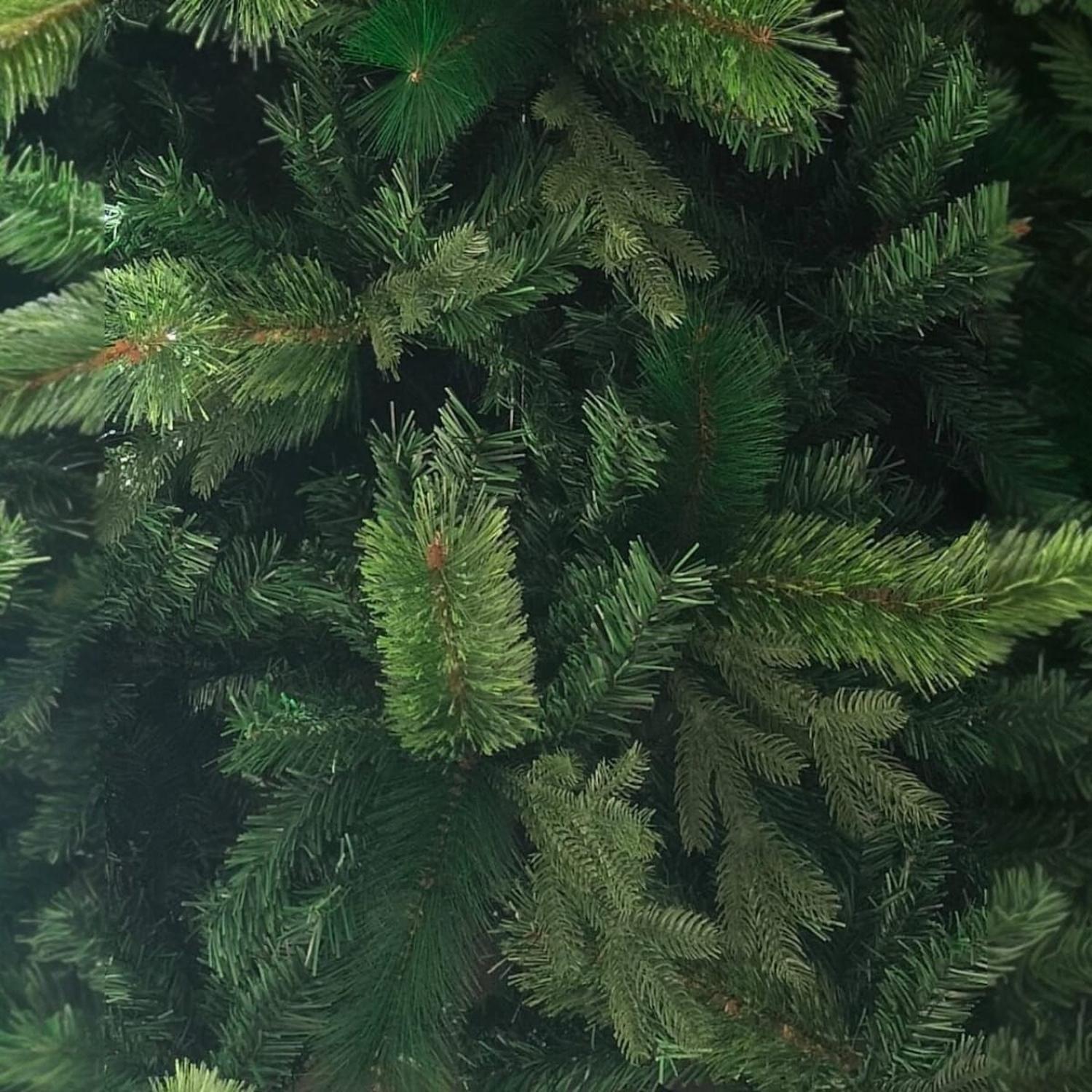 Arbol de Navidad 210cm Triple Ramas Hojas Frondoso-2