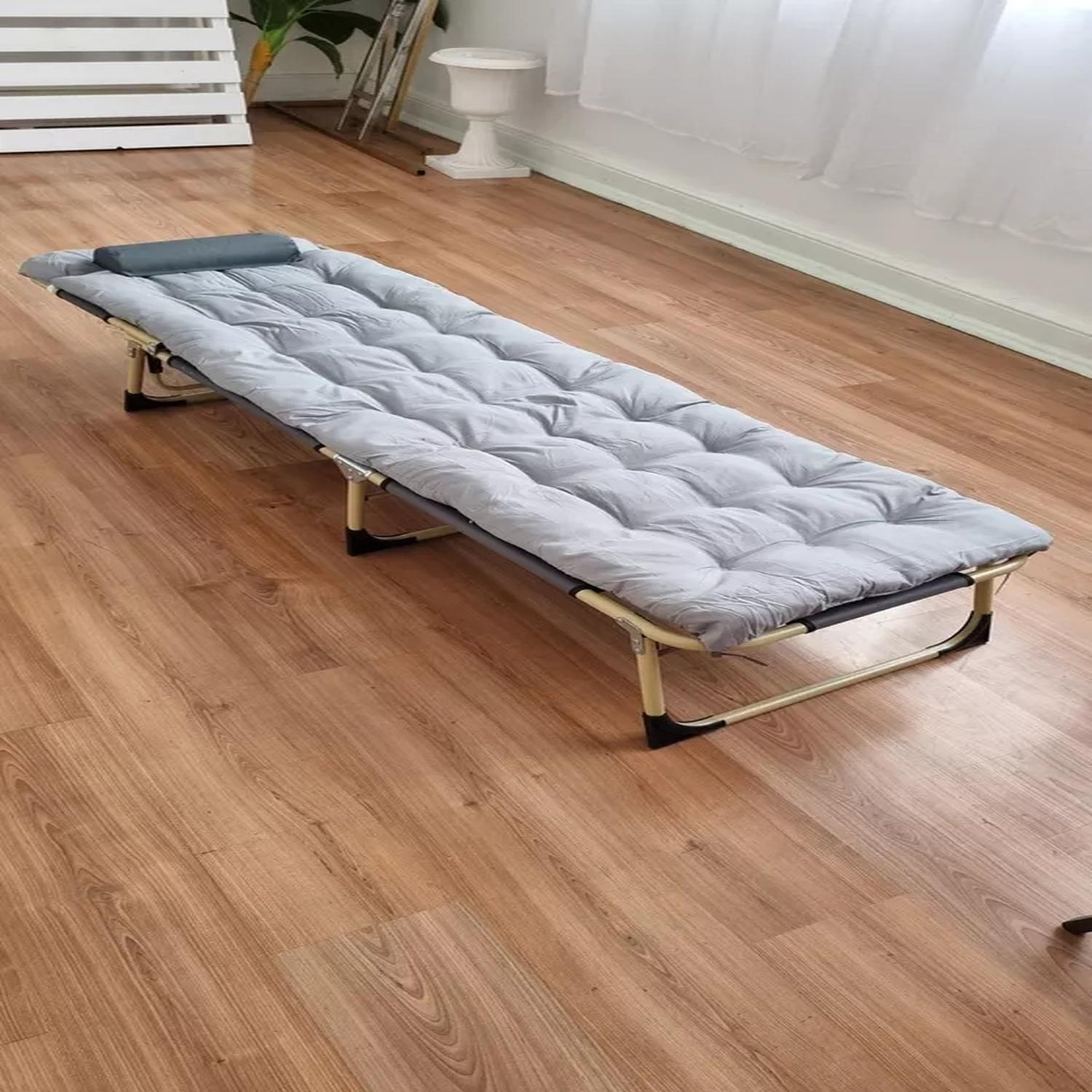 Cama Plegable Con Colchon Desmontable Portatil-1