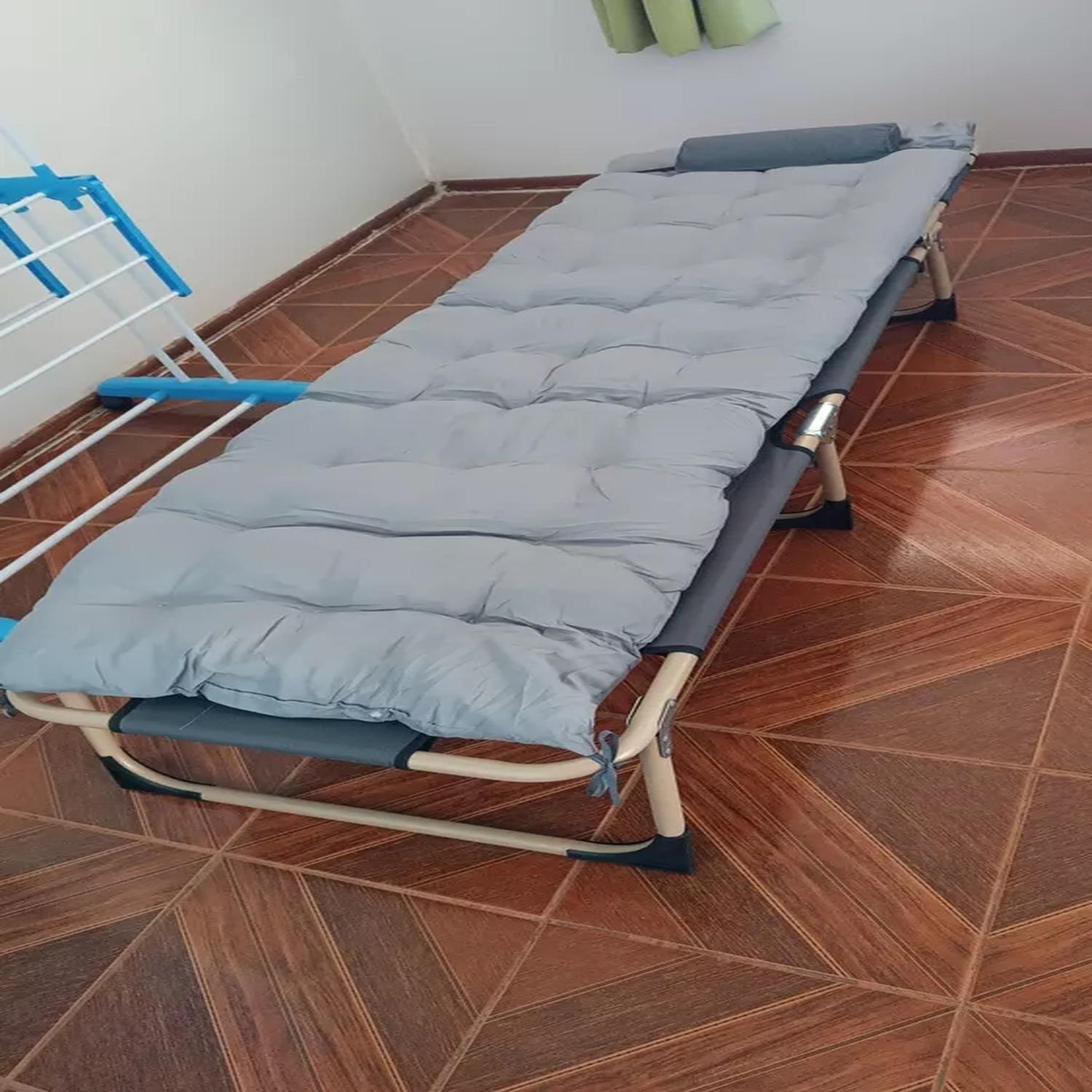 Cama Plegable Con Colchon Desmontable Portatil-8
