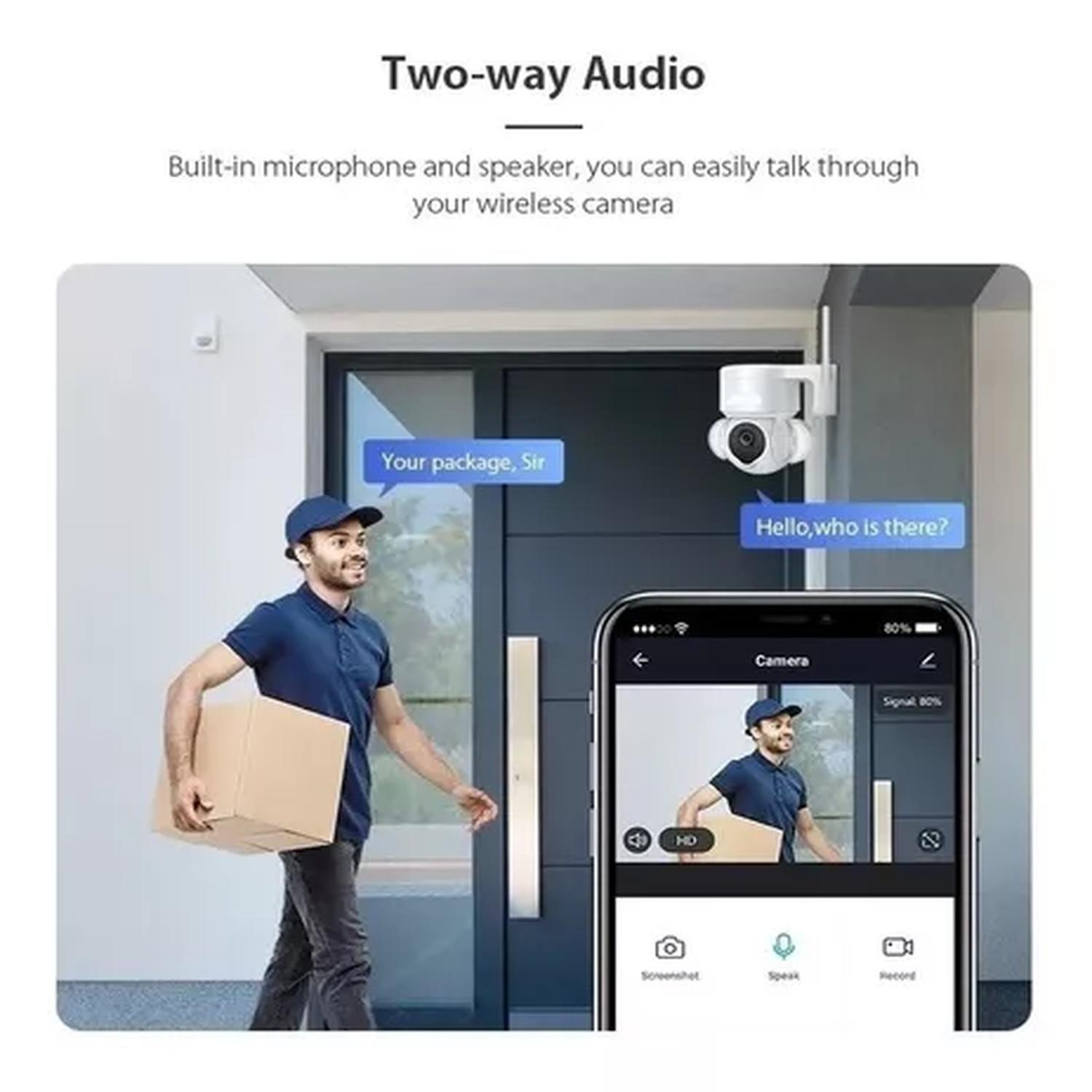 Cámara de Seguridad WiFi 4MP con Visión Nocturna-4