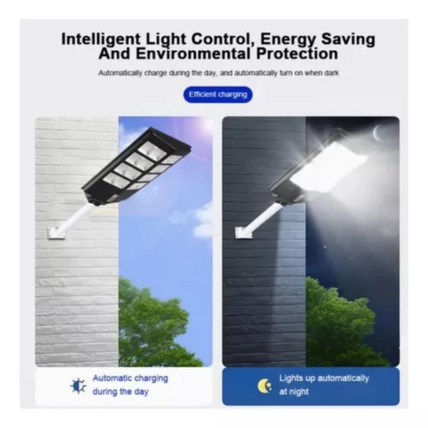 Foco Led Solar 400w Poste Exterior Focos Potentes-2