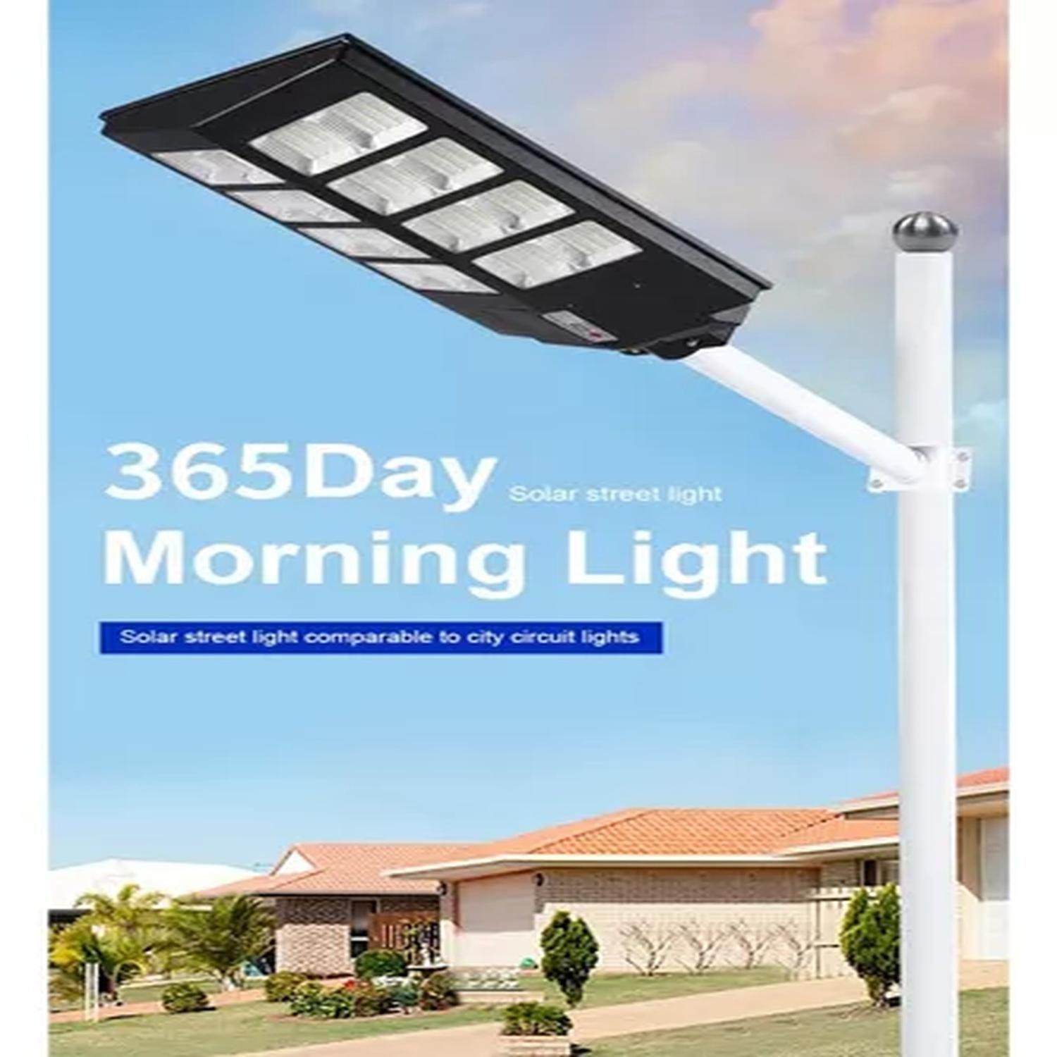 Foco Led Solar 400w Poste Exterior Focos Potentes-6