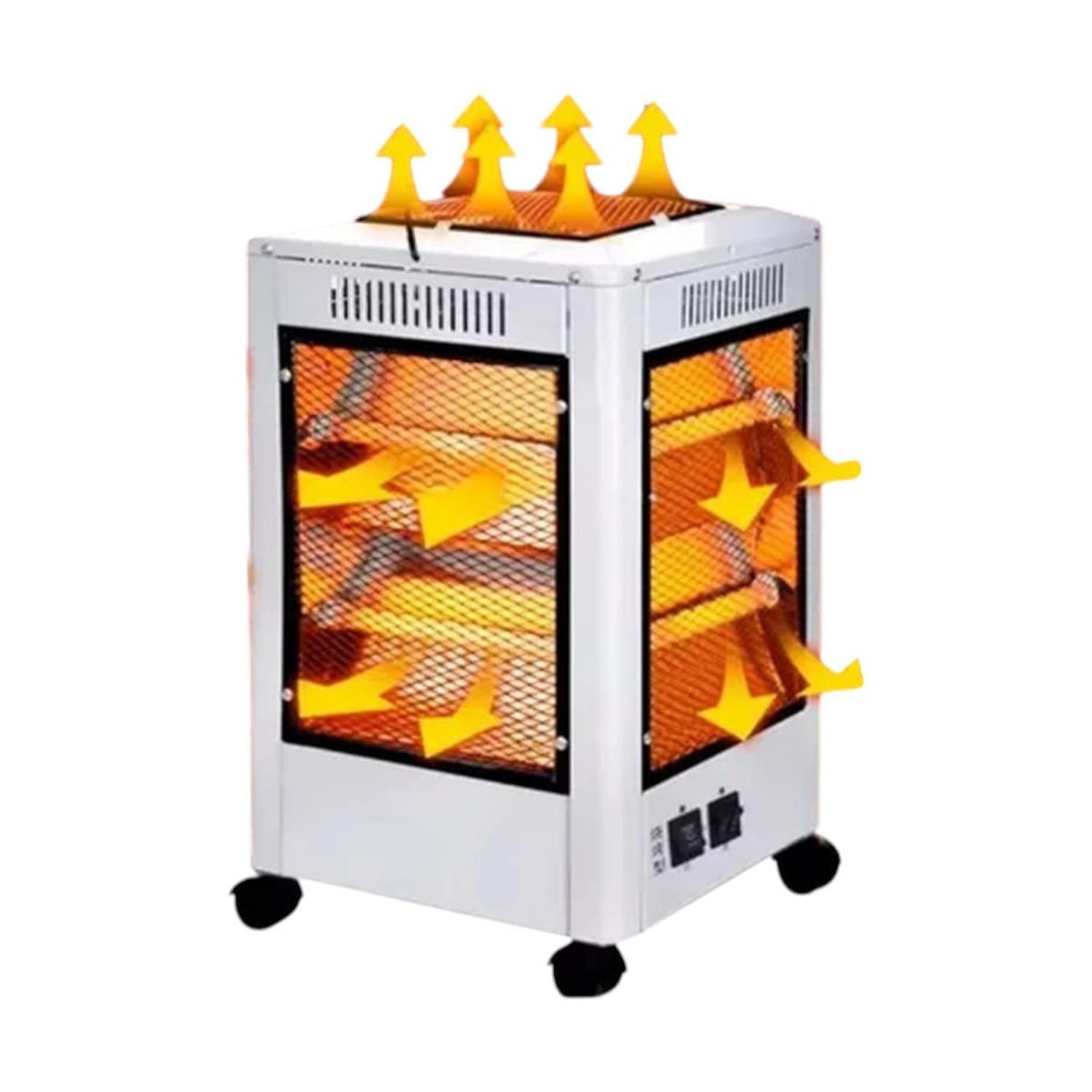 Calefactor Eléctrico Estufa Halógena Cuarzo 2000w-1