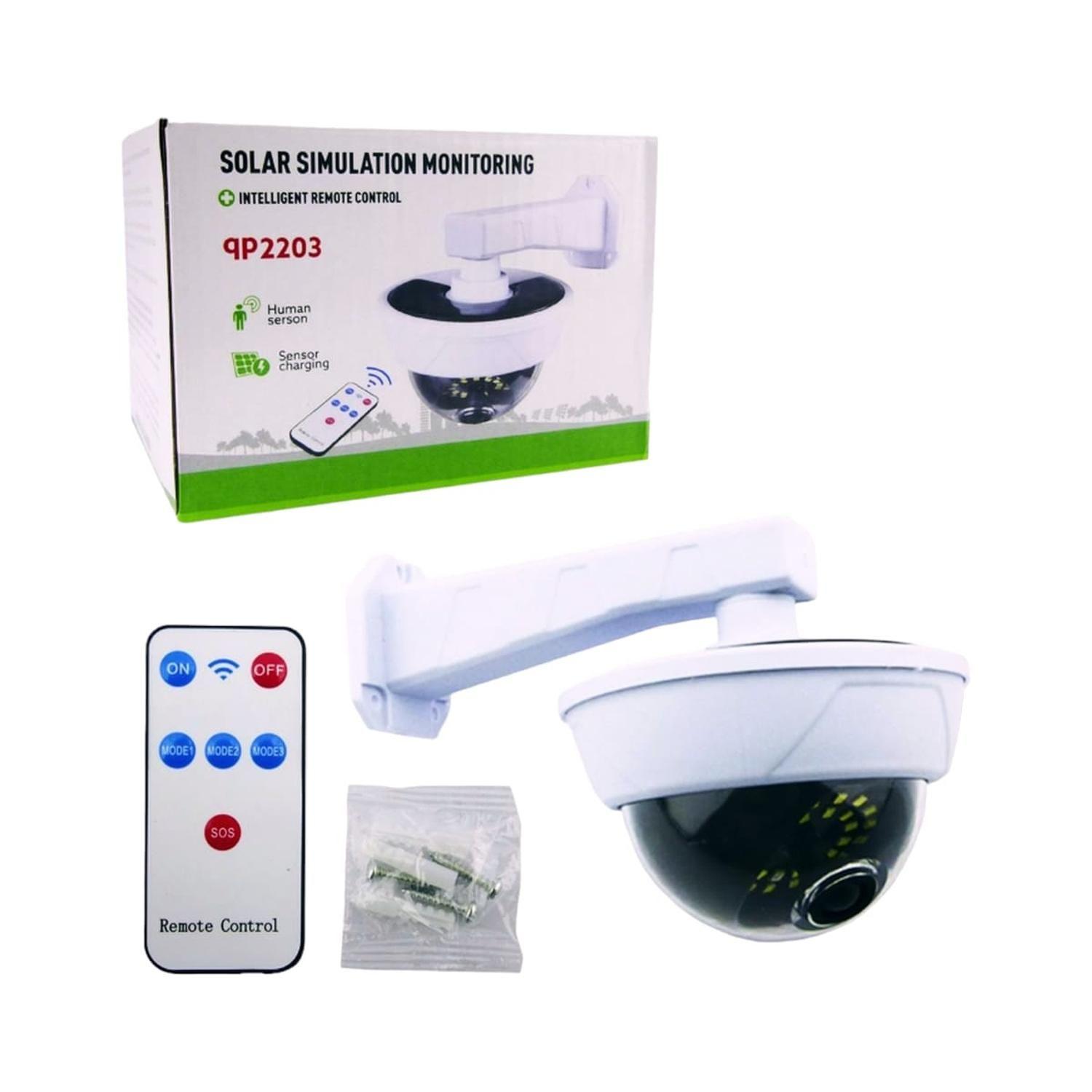 Foco Solar Led 27 Tipo Camara Domo-2