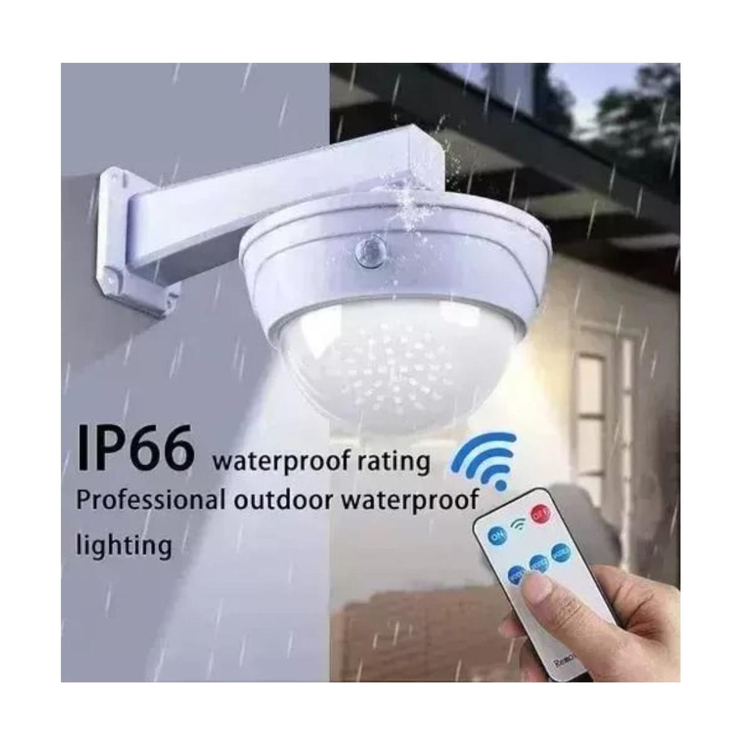 Foco Solar Led 27 Tipo Cámara Domo-3