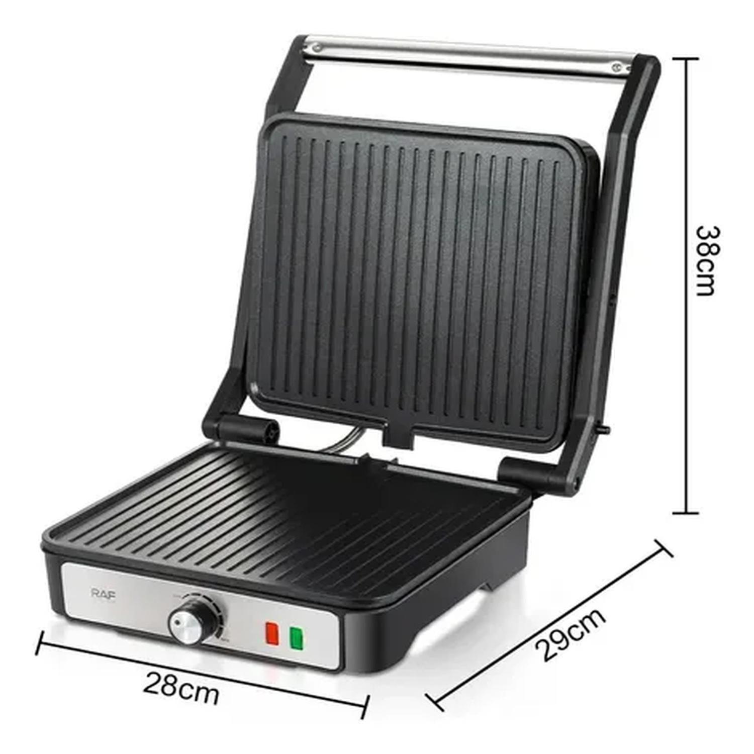 Plancha Asadora Eléctrica 2000W Doble Cara 180-2