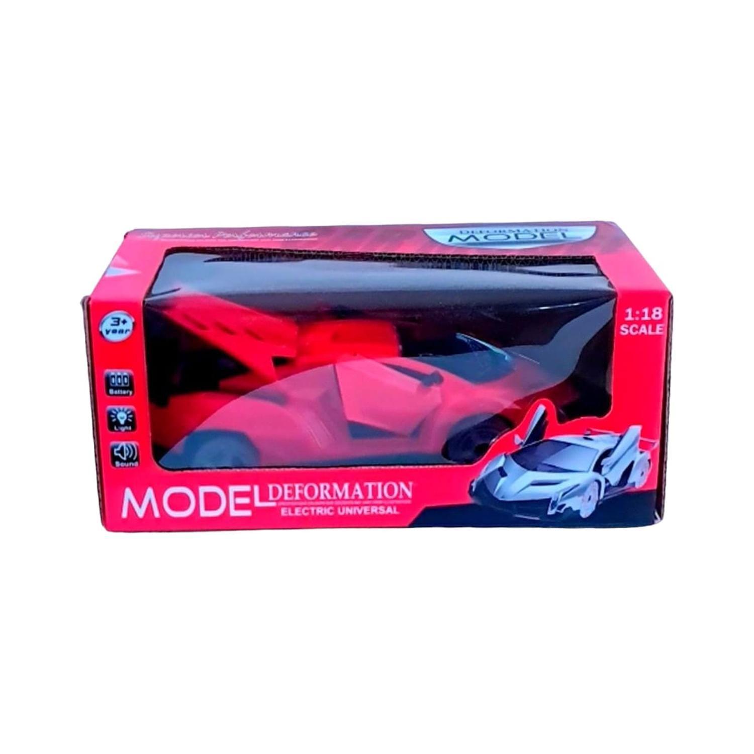 Autos De Juguete Lambo Rojo Luz Y Sonido-2