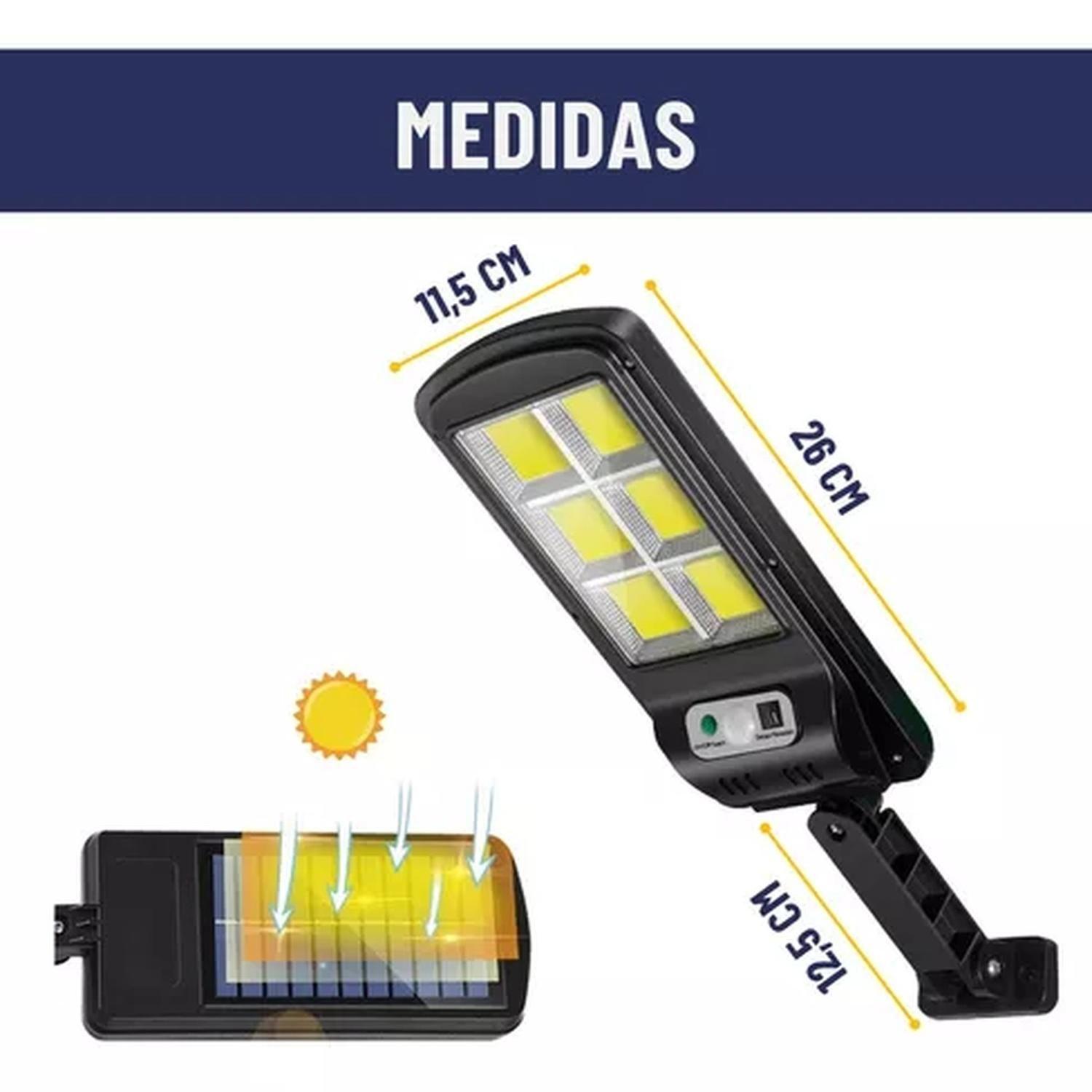 Foco Solar Led Exterior Sensor Movimiento Set 2-8