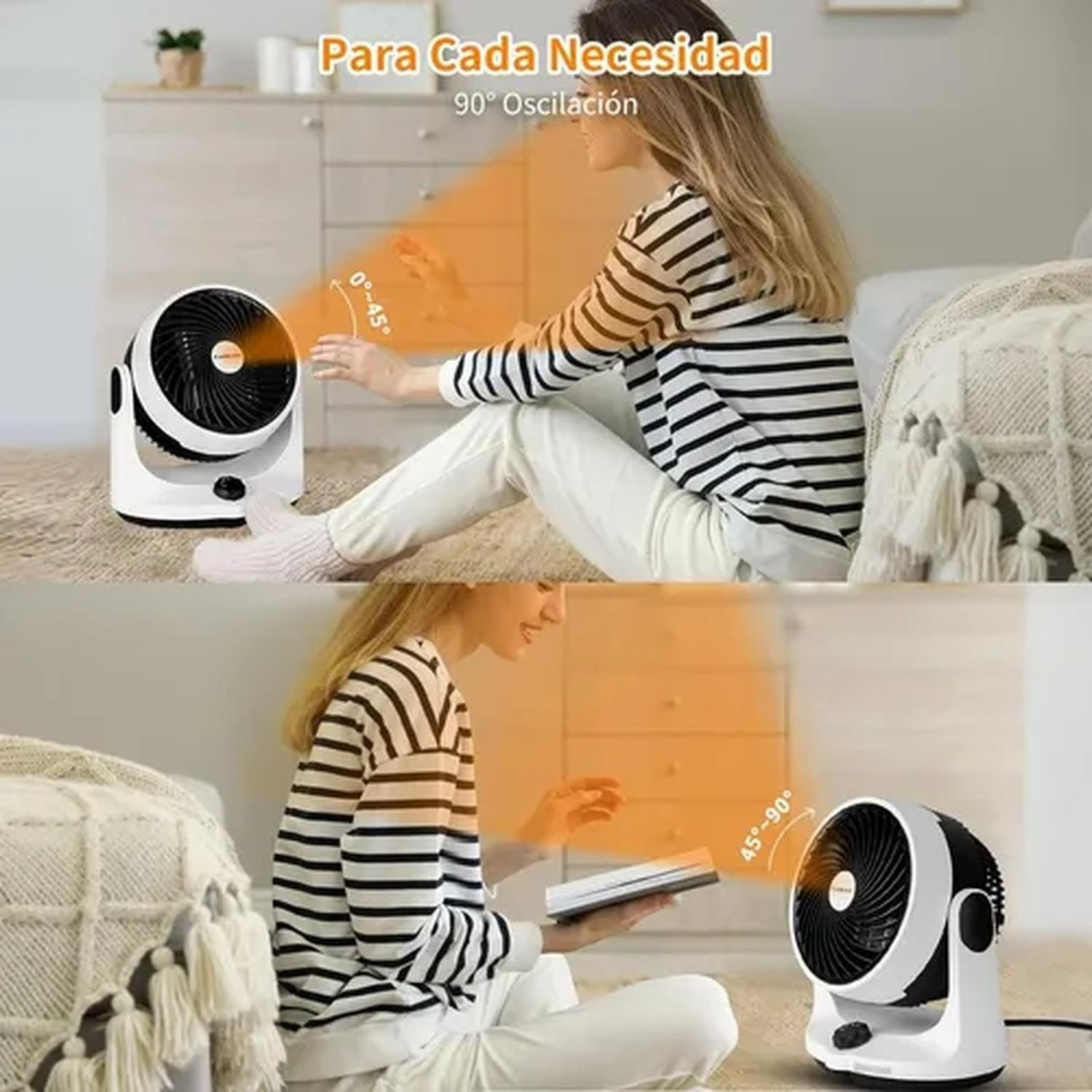 Calentador Eléctrico Calefactor Termoventilador 2000w-6