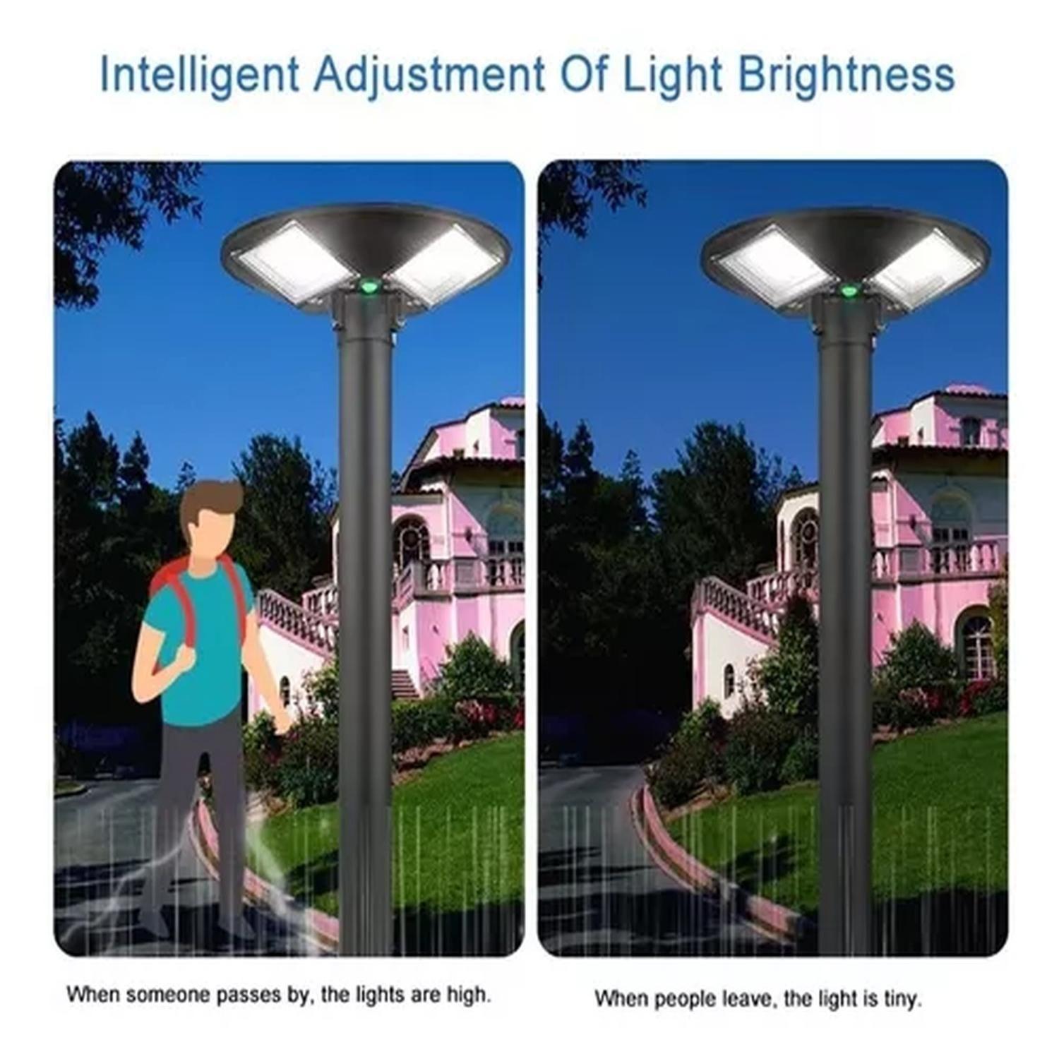 Foco Led Solar Ufo Exterior Soporte Control-2