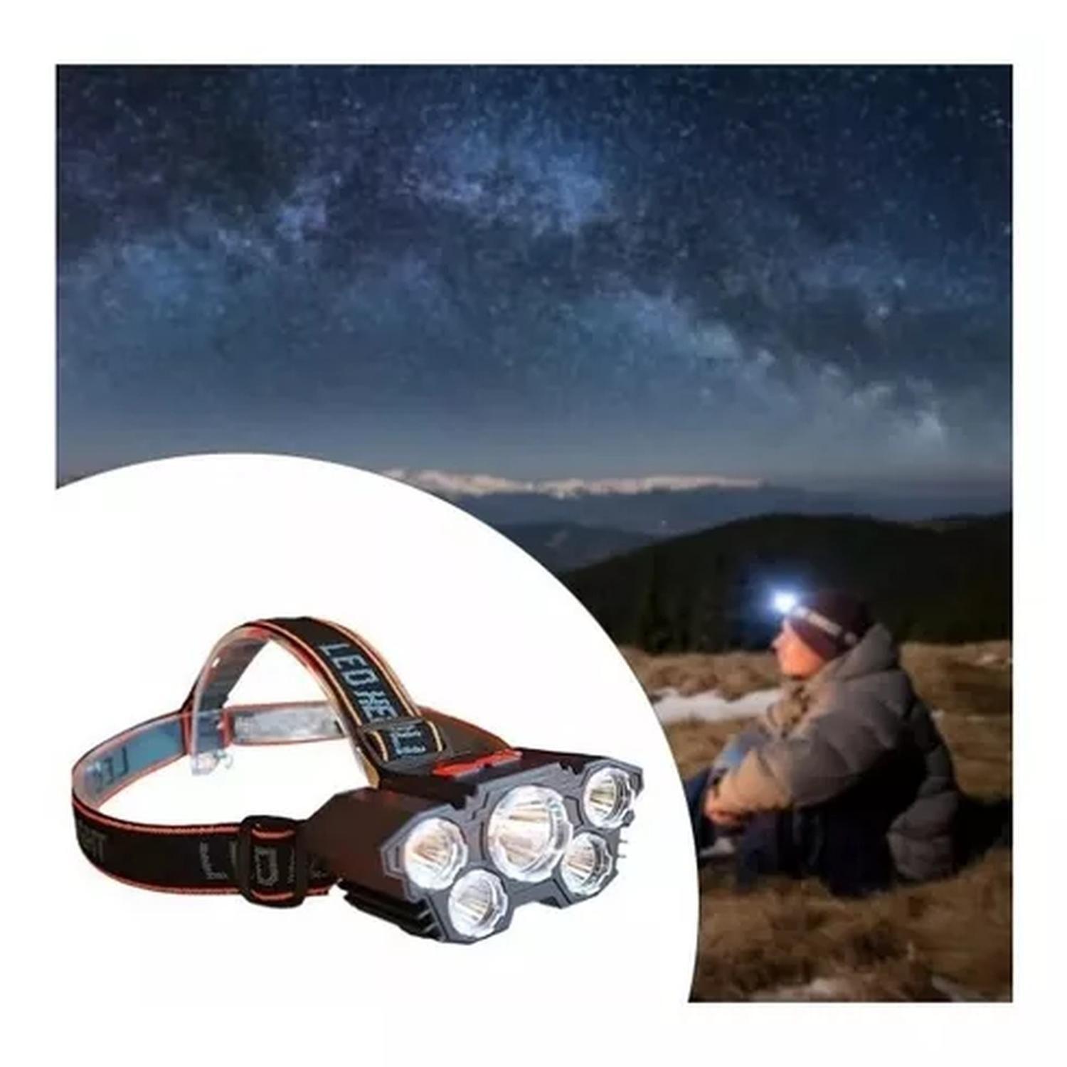 Linterna Frontal Led Impermeable Recargable Usb-4