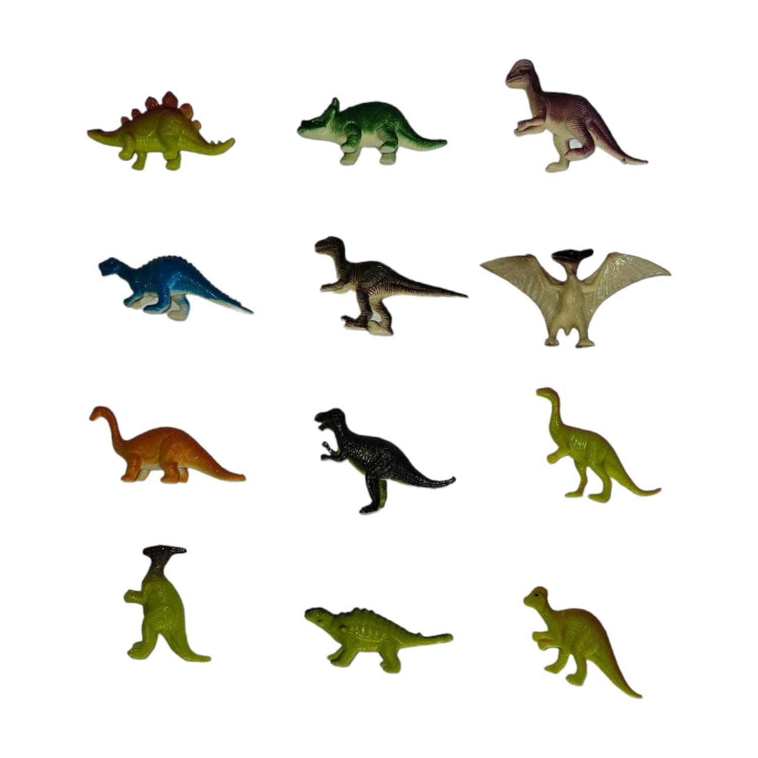 Dinosaurios Miniaturas Nuevos Calidad 12 Figuras-0