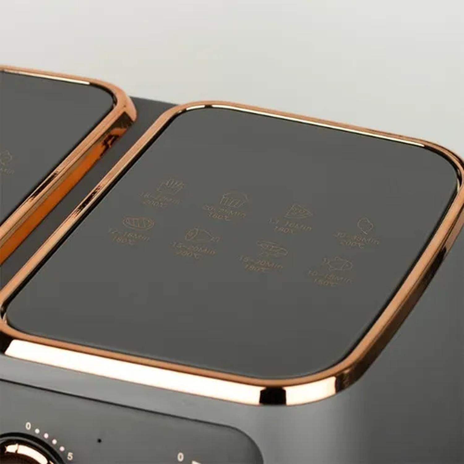 Freidora De Aire Eléctrica Doble Canastilla 6L Ultra-5