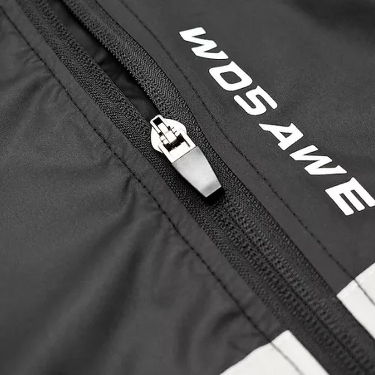 Cortavientos Chaqueta De Ciclismo Impermeable Wosawe Unisex-5