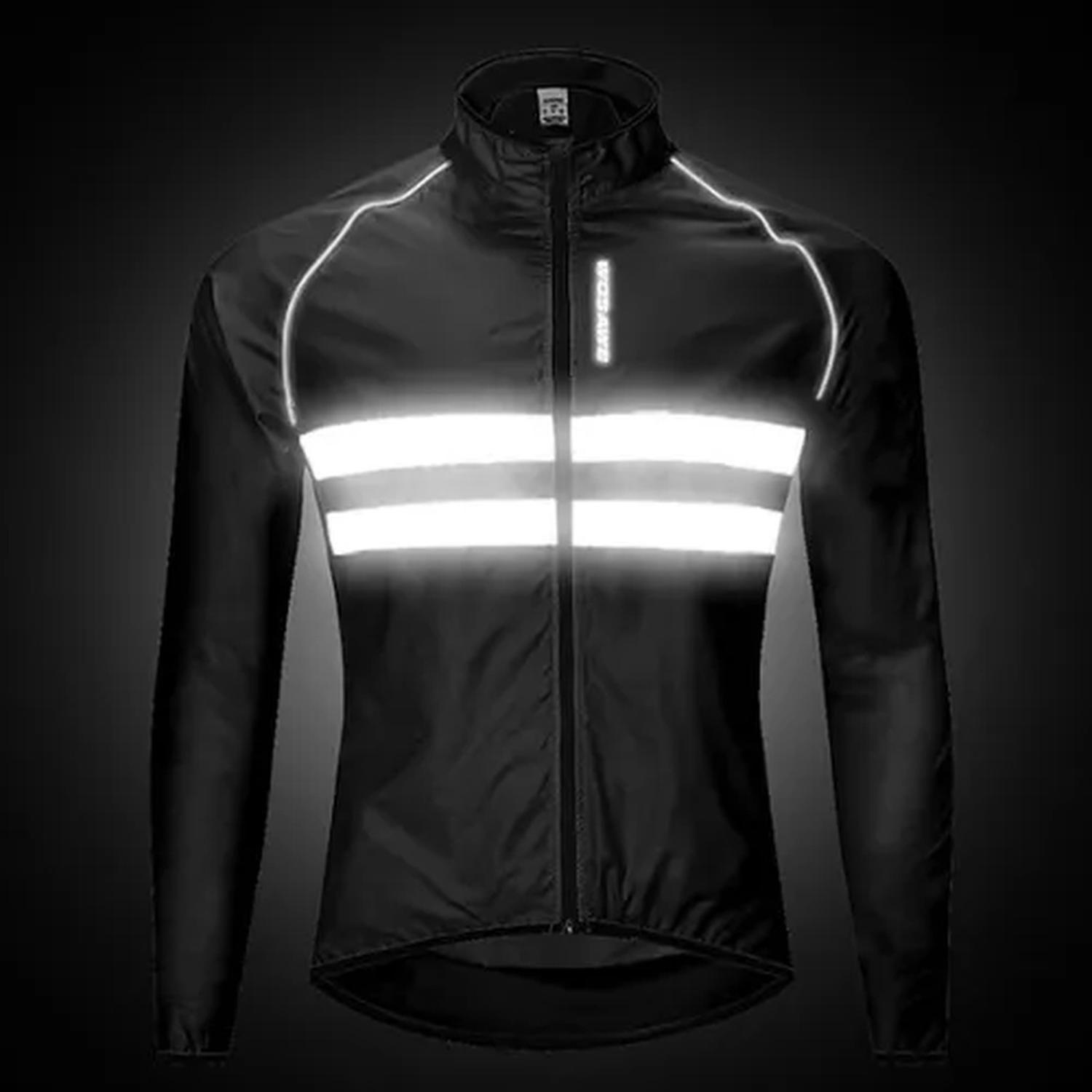 Cortavientos Chaqueta De Ciclismo Impermeable Wosawe Unisex-7
