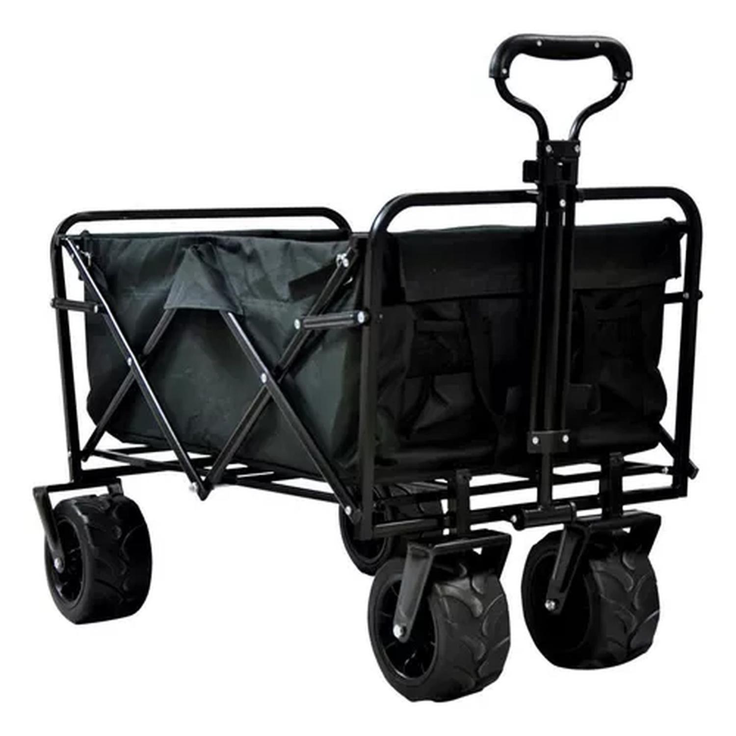 Carrito Arrastre Plegable Resistente Camping-2
