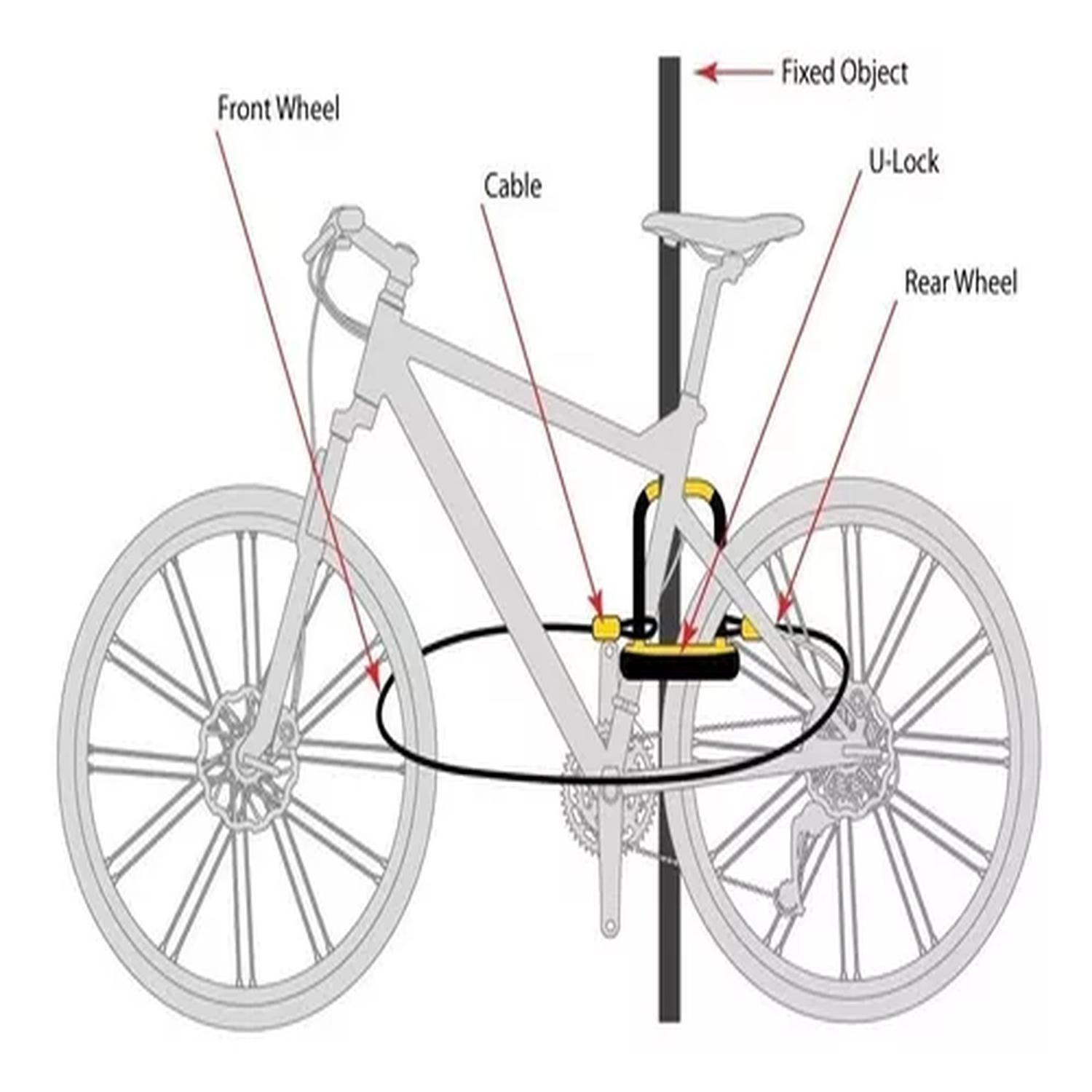 Candado Onguard Ulock Bulldog Con Cable Para Bicicleta-1