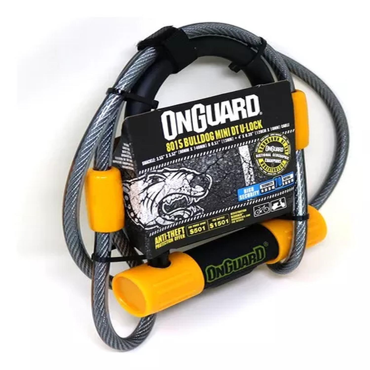 Candado Onguard Ulock Bulldog Con Cable Para Bicicleta-2