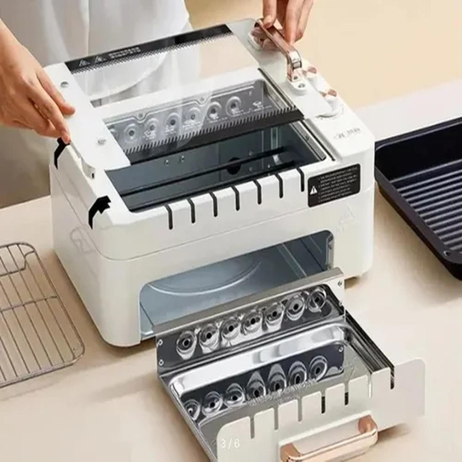 Brochetas Eléctricas Cocina 2en1 800w-2