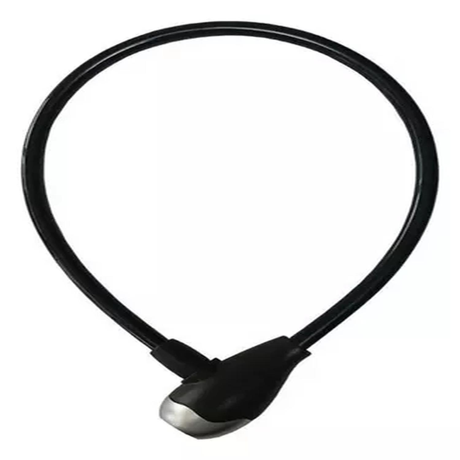 Candado Para Bicicletas Con Llaves Color Negro-4