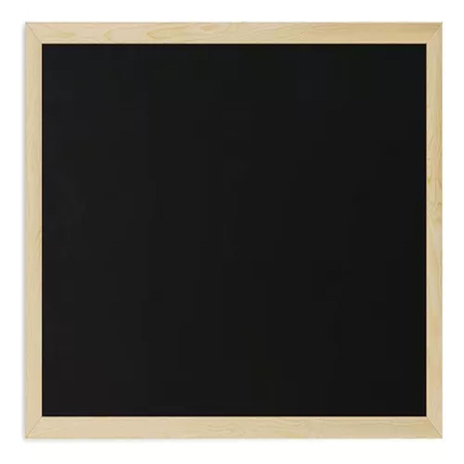 Pizarra Negra Tiza 60x90 Cm Marco Madera Resistente Letrero-5