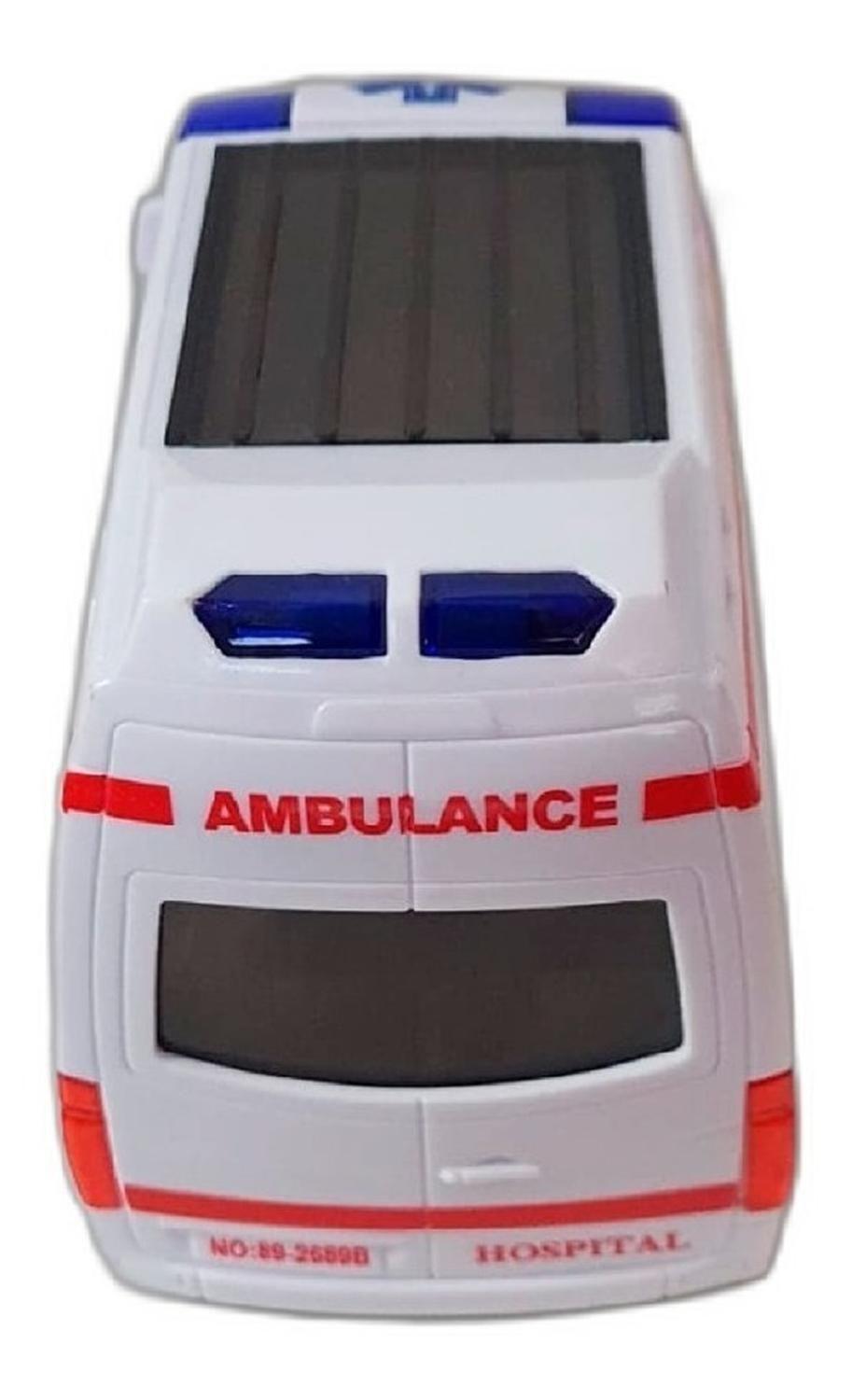 Ambulancia De Juguete Luz Y Sonido M-3