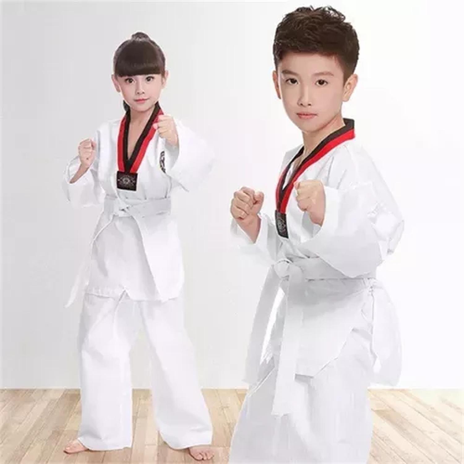Traje Dobok De Taekwondo Para Niño Resistente Y Cómodo-4