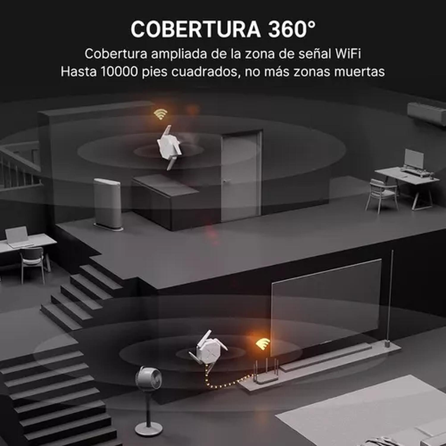 Repetidor Inalambrico Js Wifi Dual Band 2.4g/5g 1200mbps-6