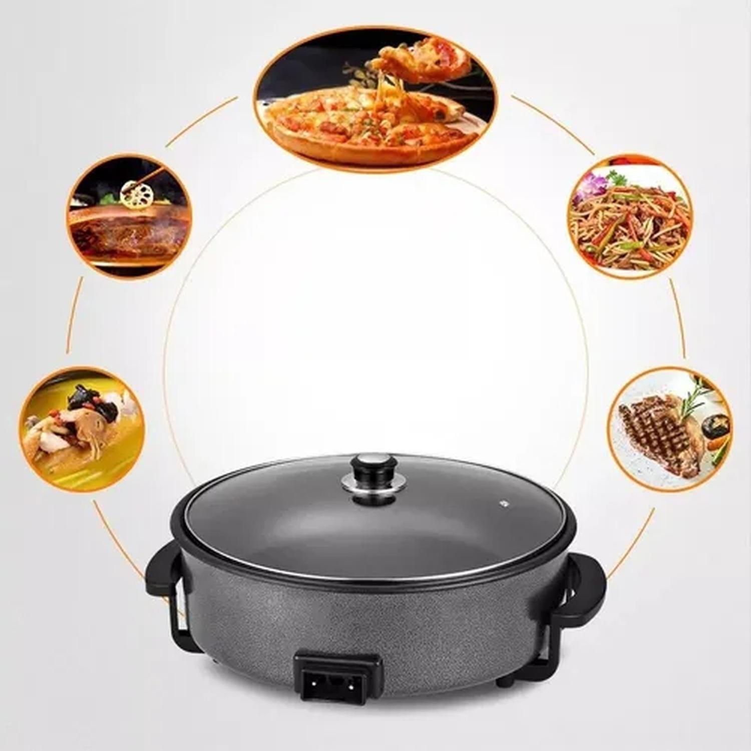 Olla Sarten Multiusos Eléctrico Pizza Paella-3