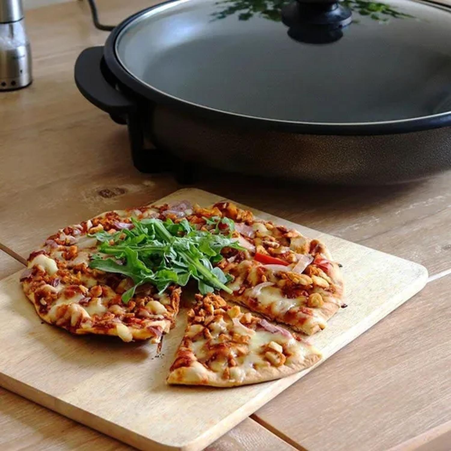 Olla Sarten Multiusos Eléctrico Pizza Paella-5