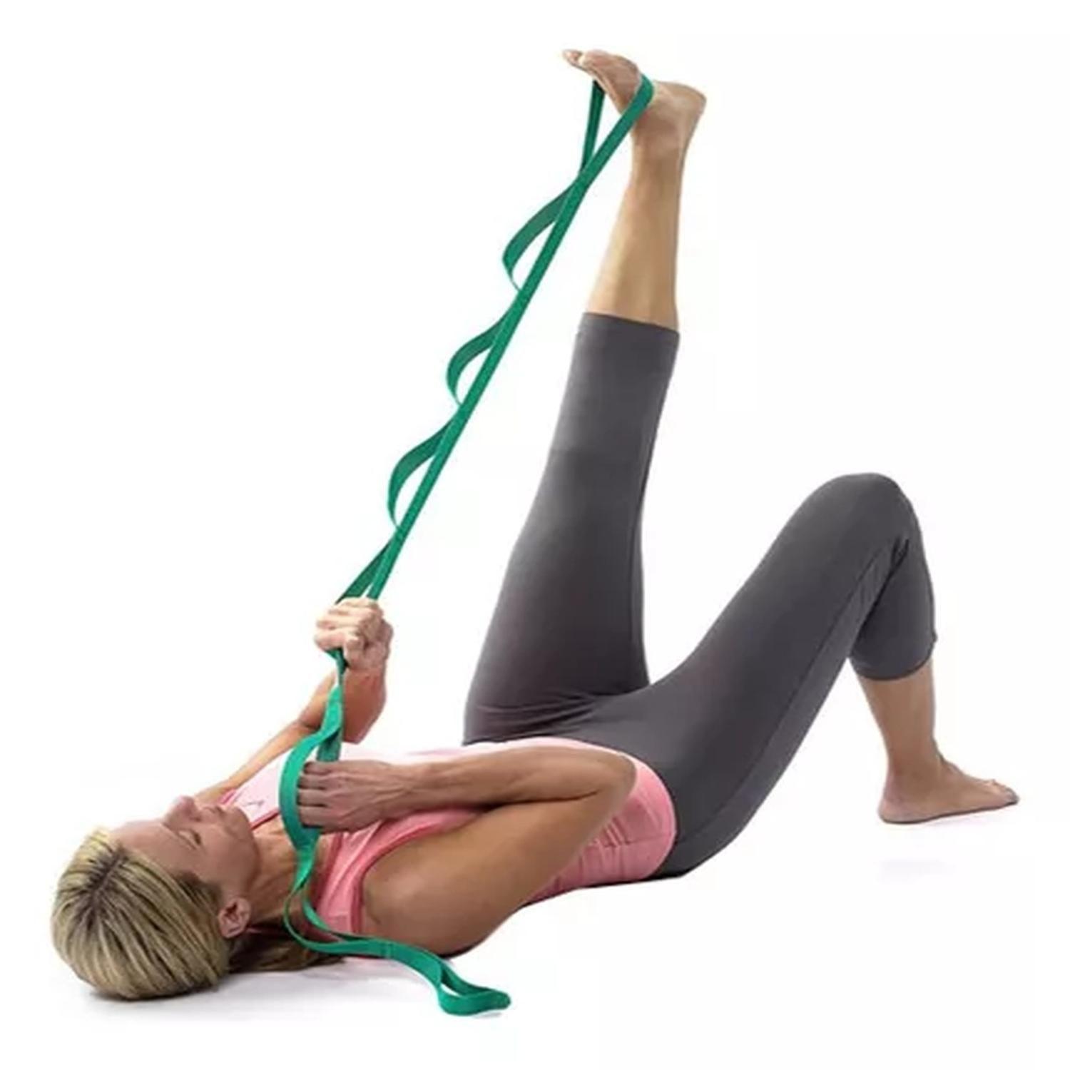 Correa Strap Estiramiento Yoga Pilates Flexibilidad-2
